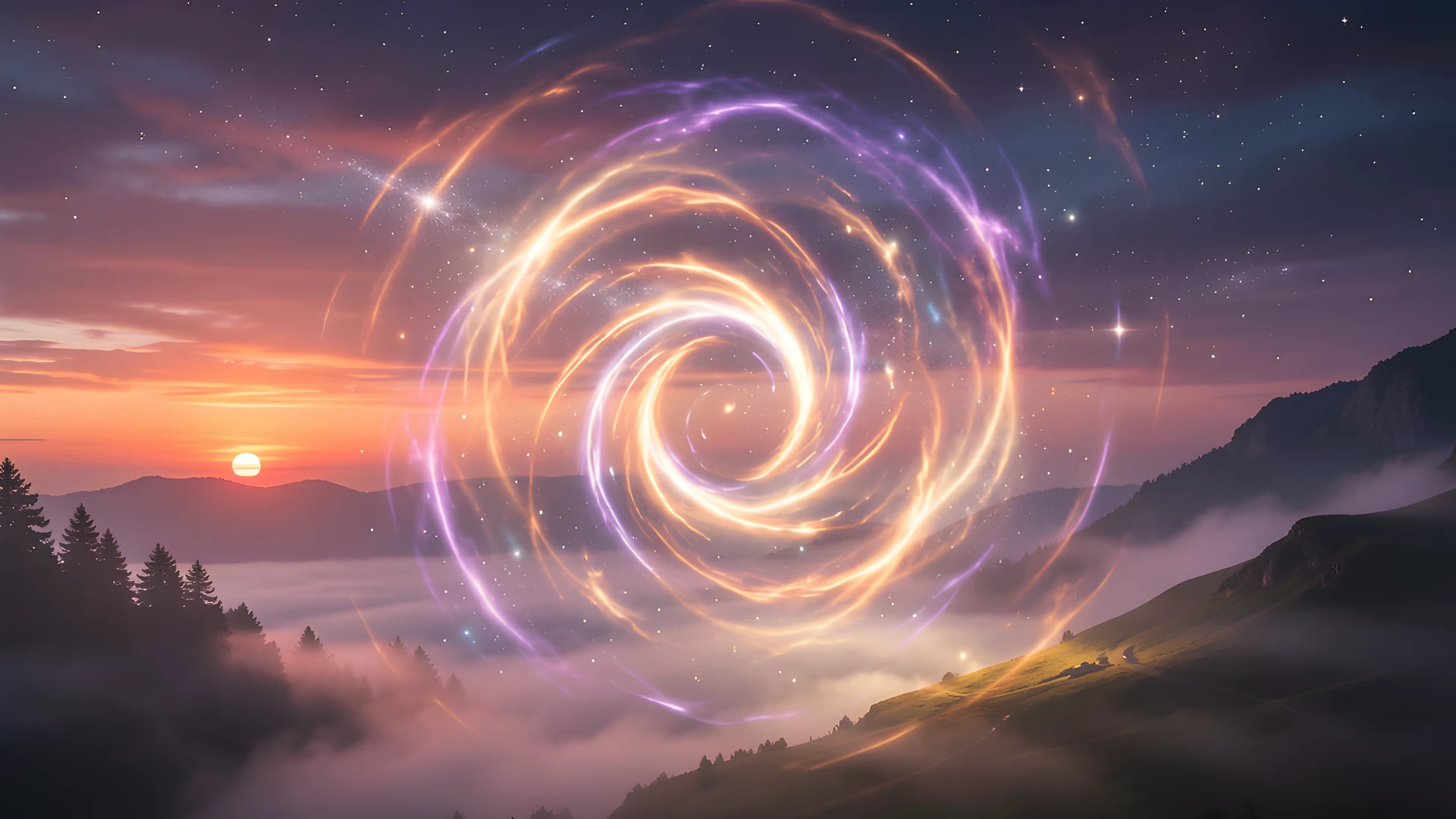 Galactic Aurora Bloom