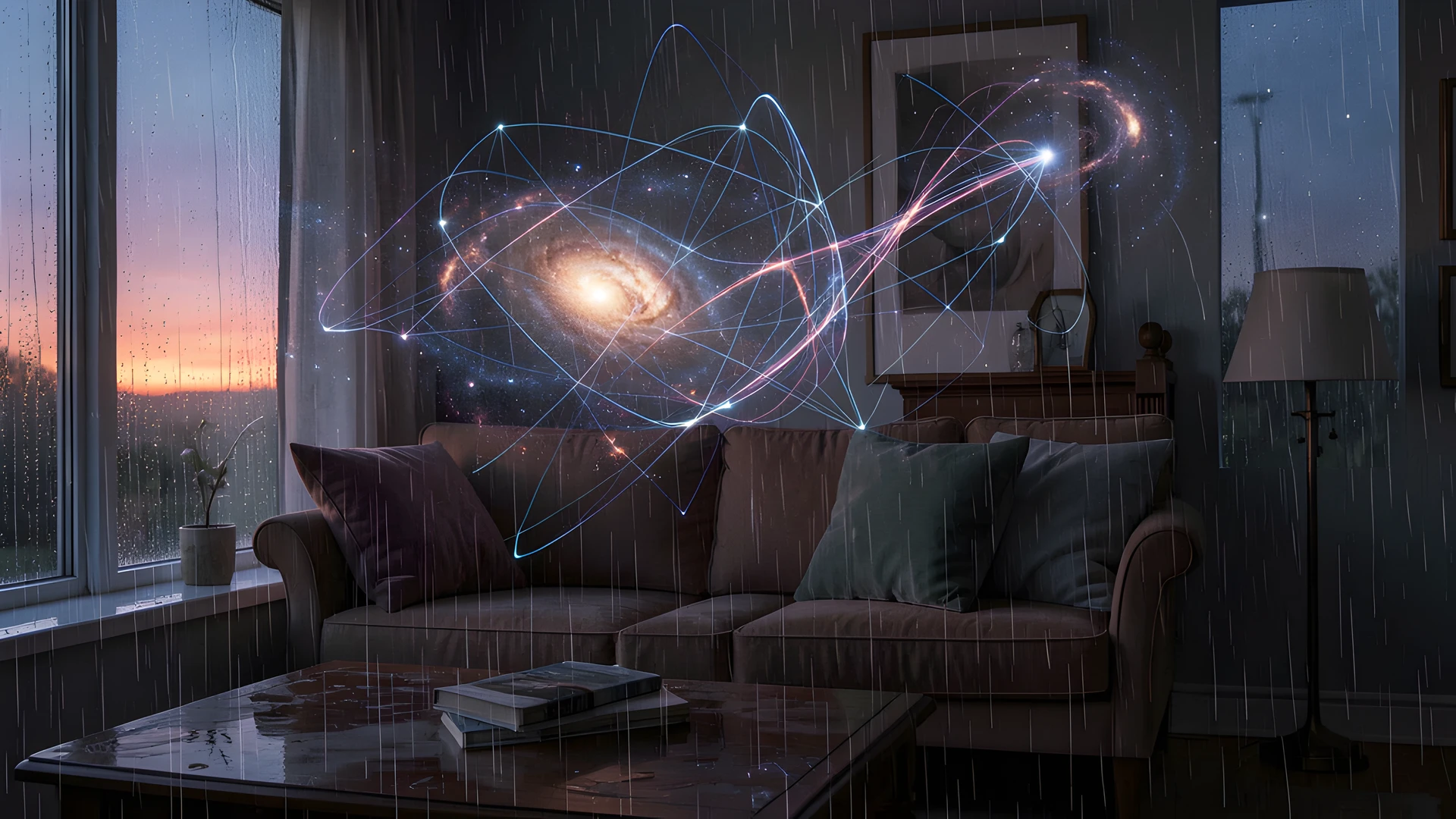 Cosmic Domestic Scene