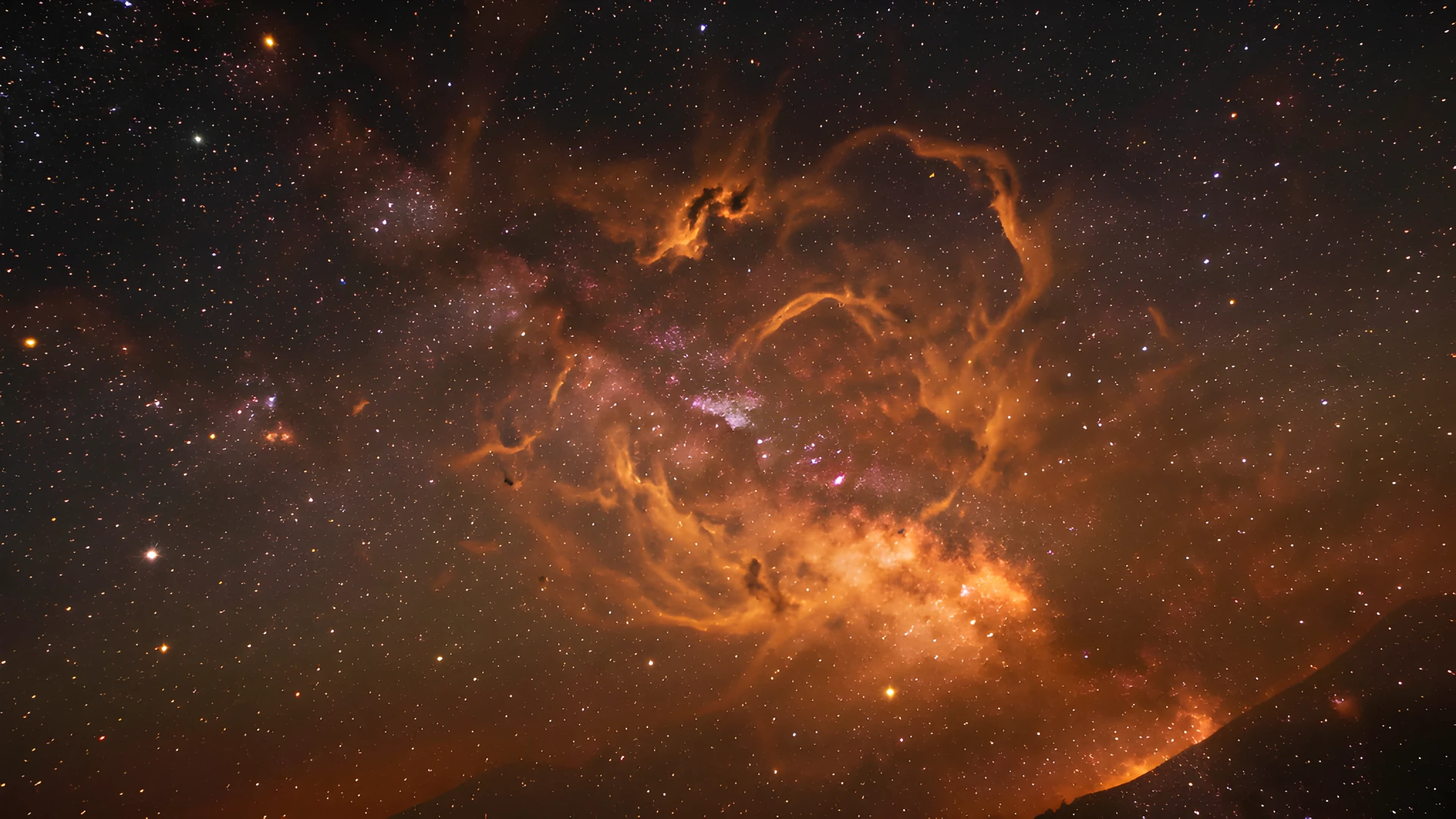Golden Sunset Nebula