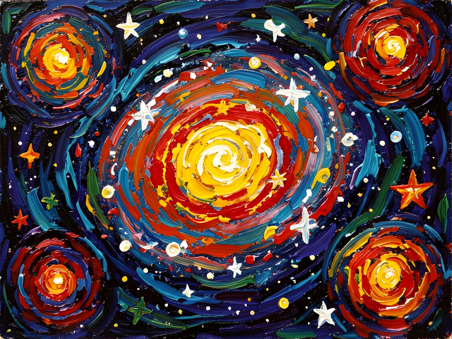 Galactic Brushstrokes