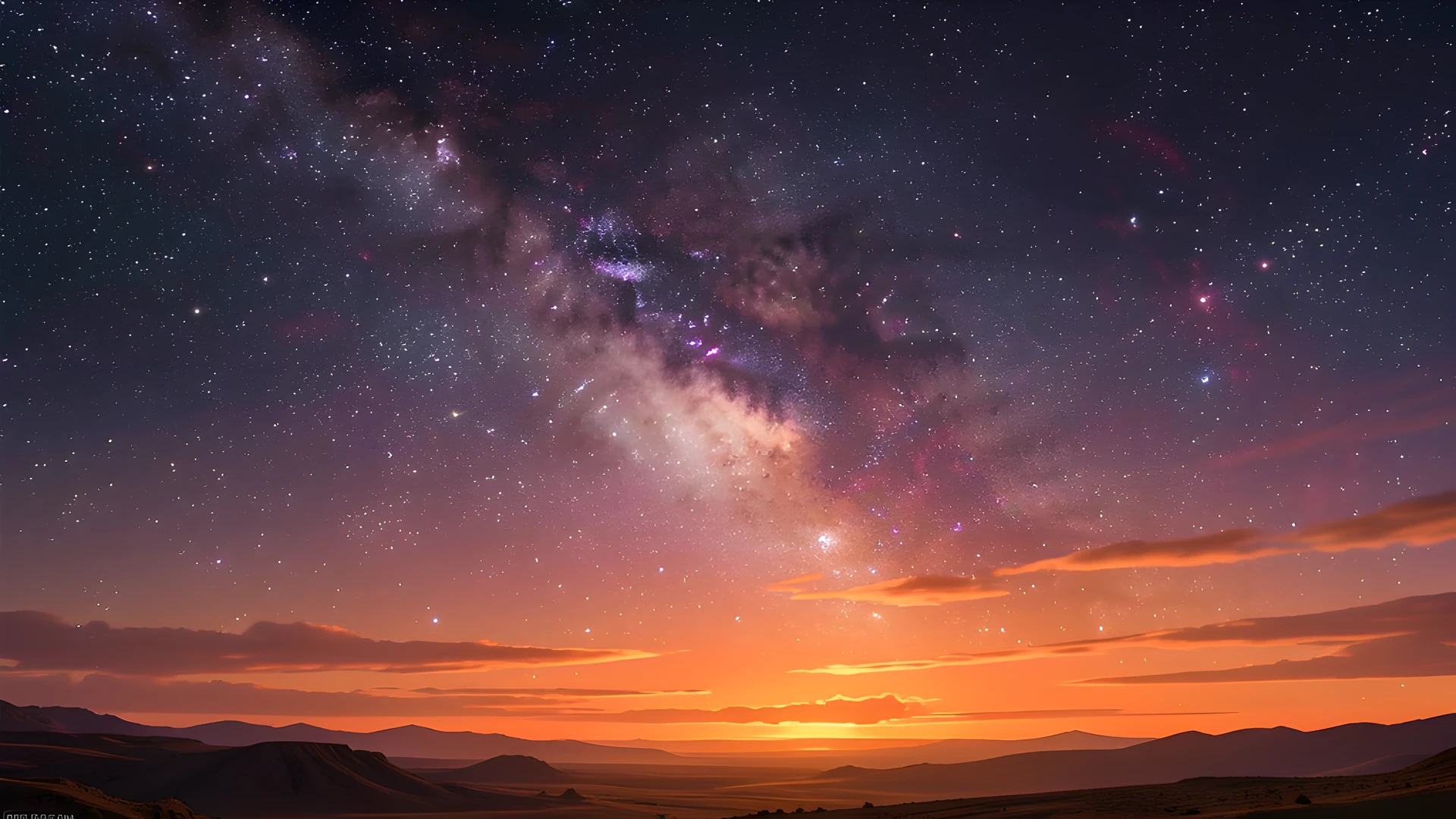 Galactic Sunset Blaze