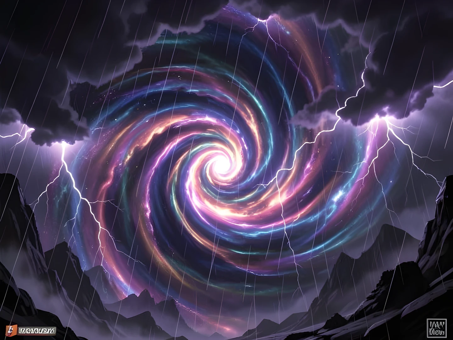 Galactic Vortex Rise