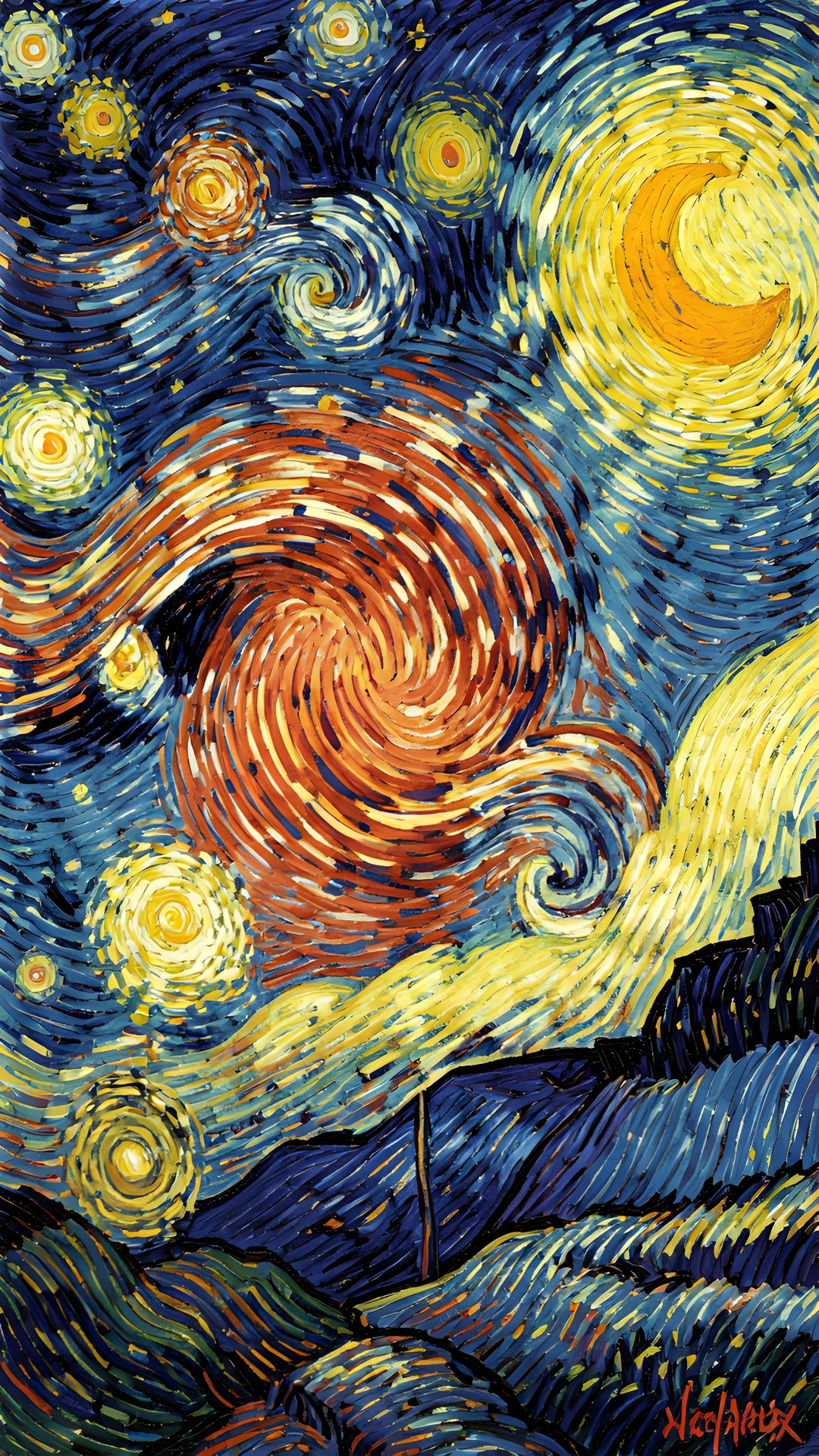 Starry Night Sky