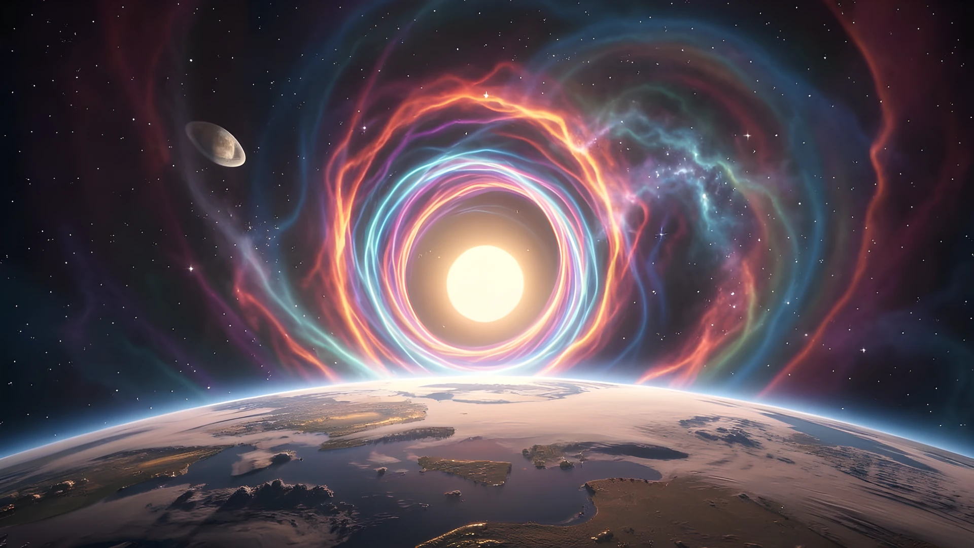 Wormhole Eclipse