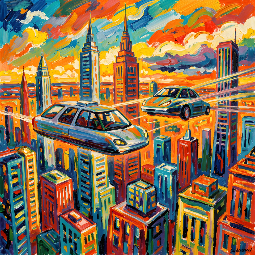 Impressionist Cityscape