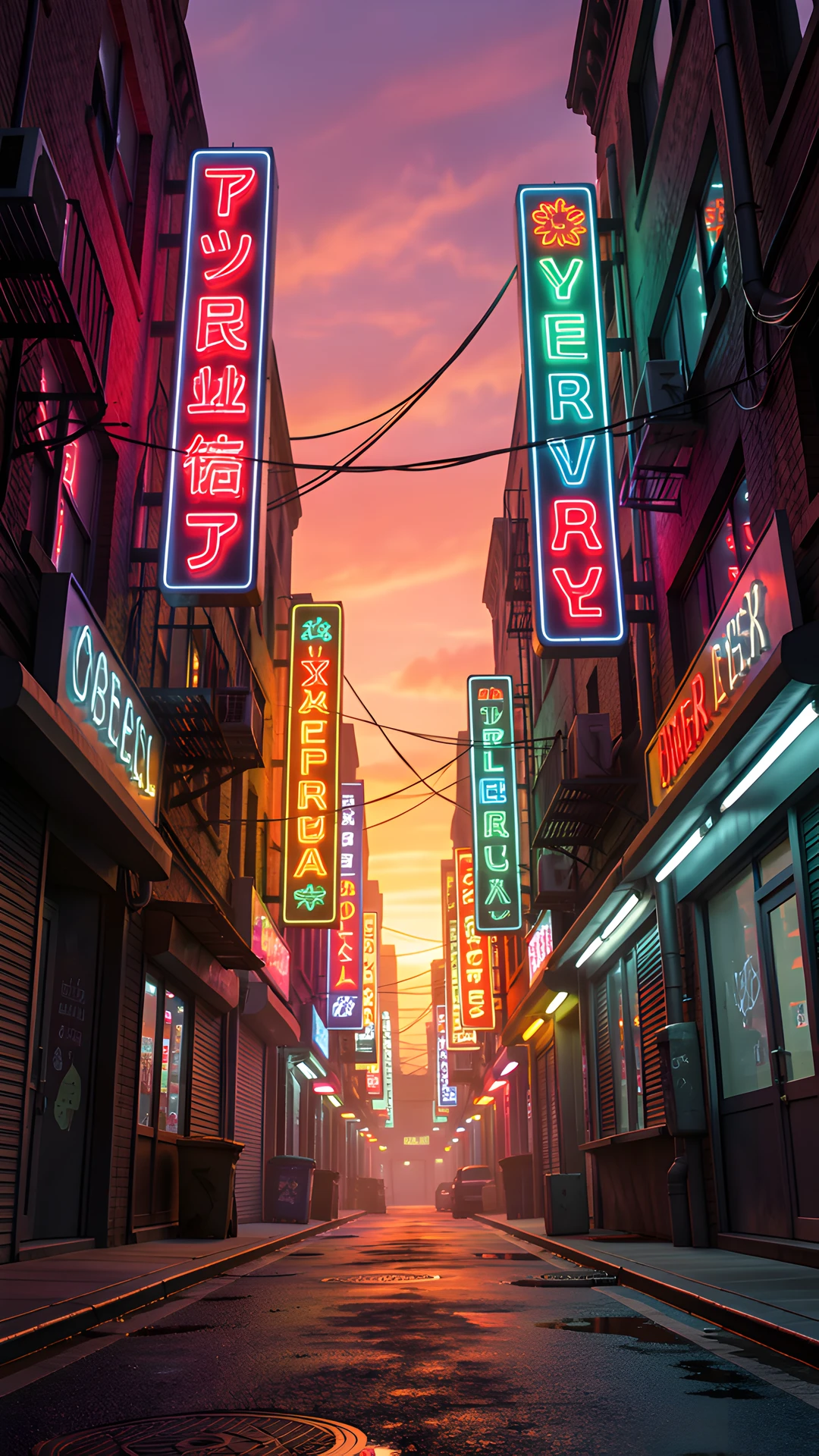 Neon Cityscape