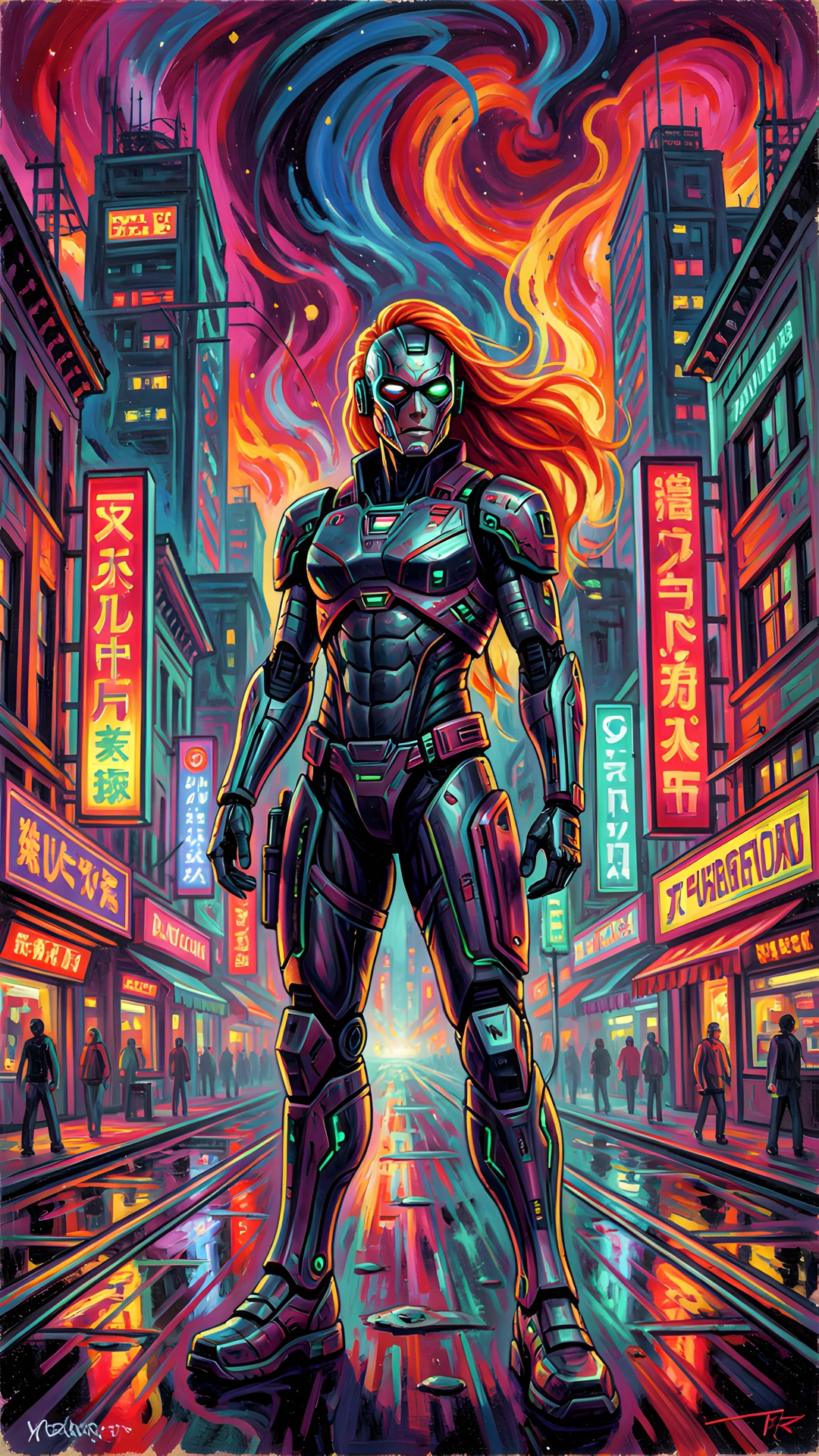 Neon Cityscape
