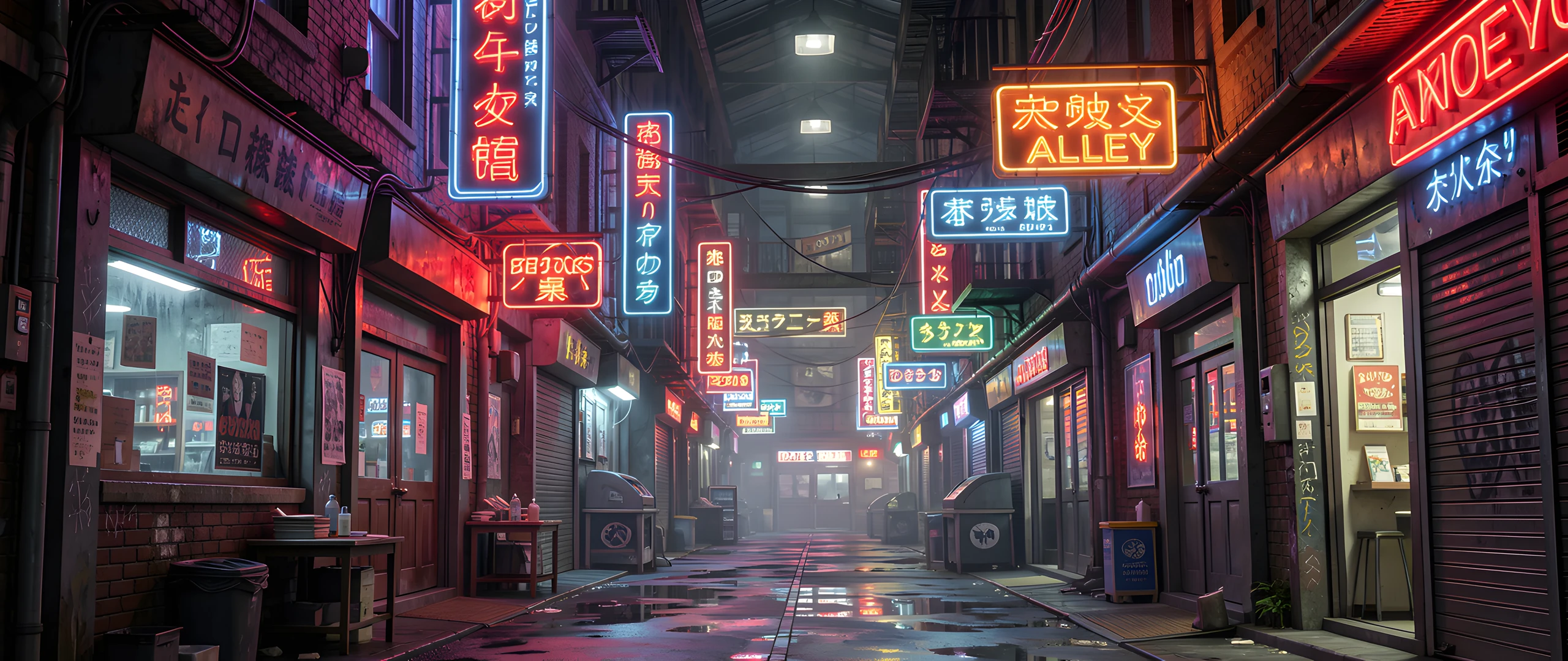 Apocalypse Library Hallway