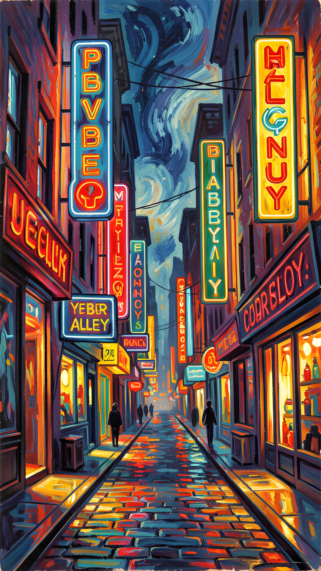 Neon Alley Streets