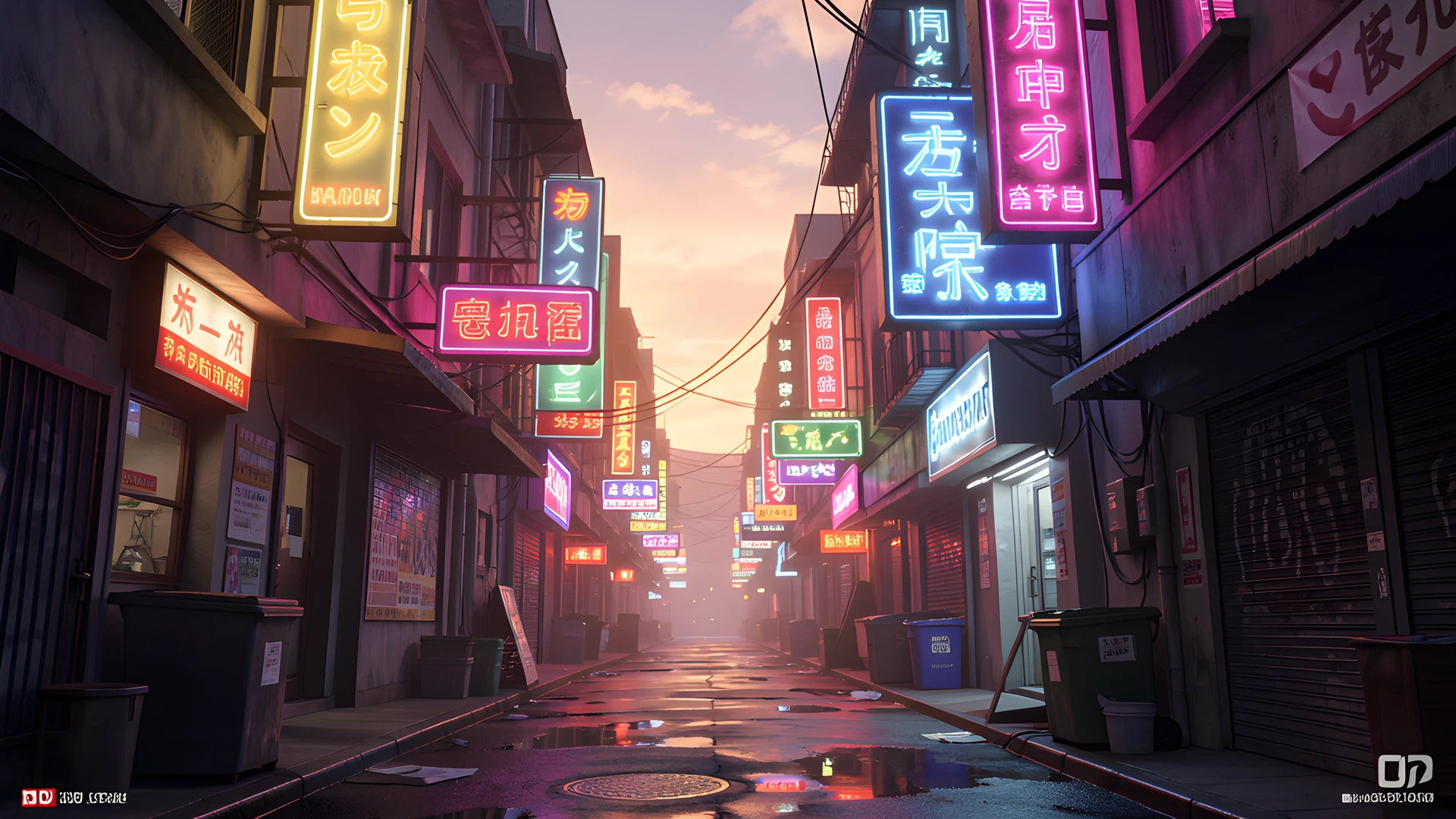 Neon Cityscape