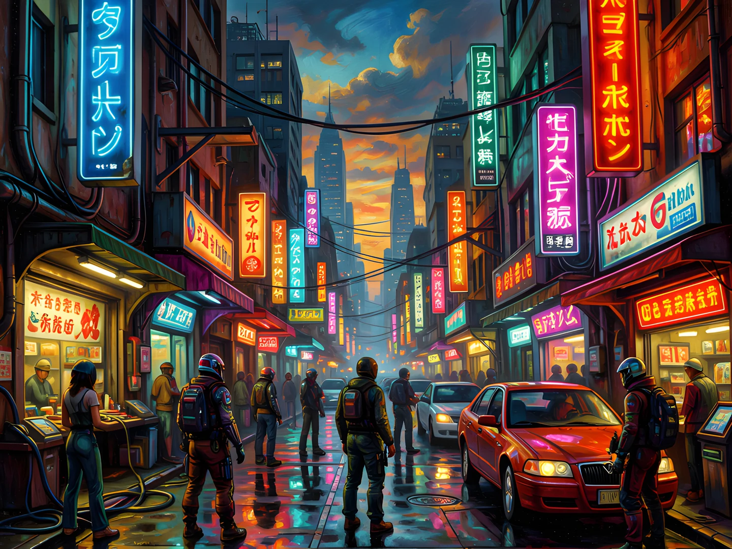 Vibrant Cityscape