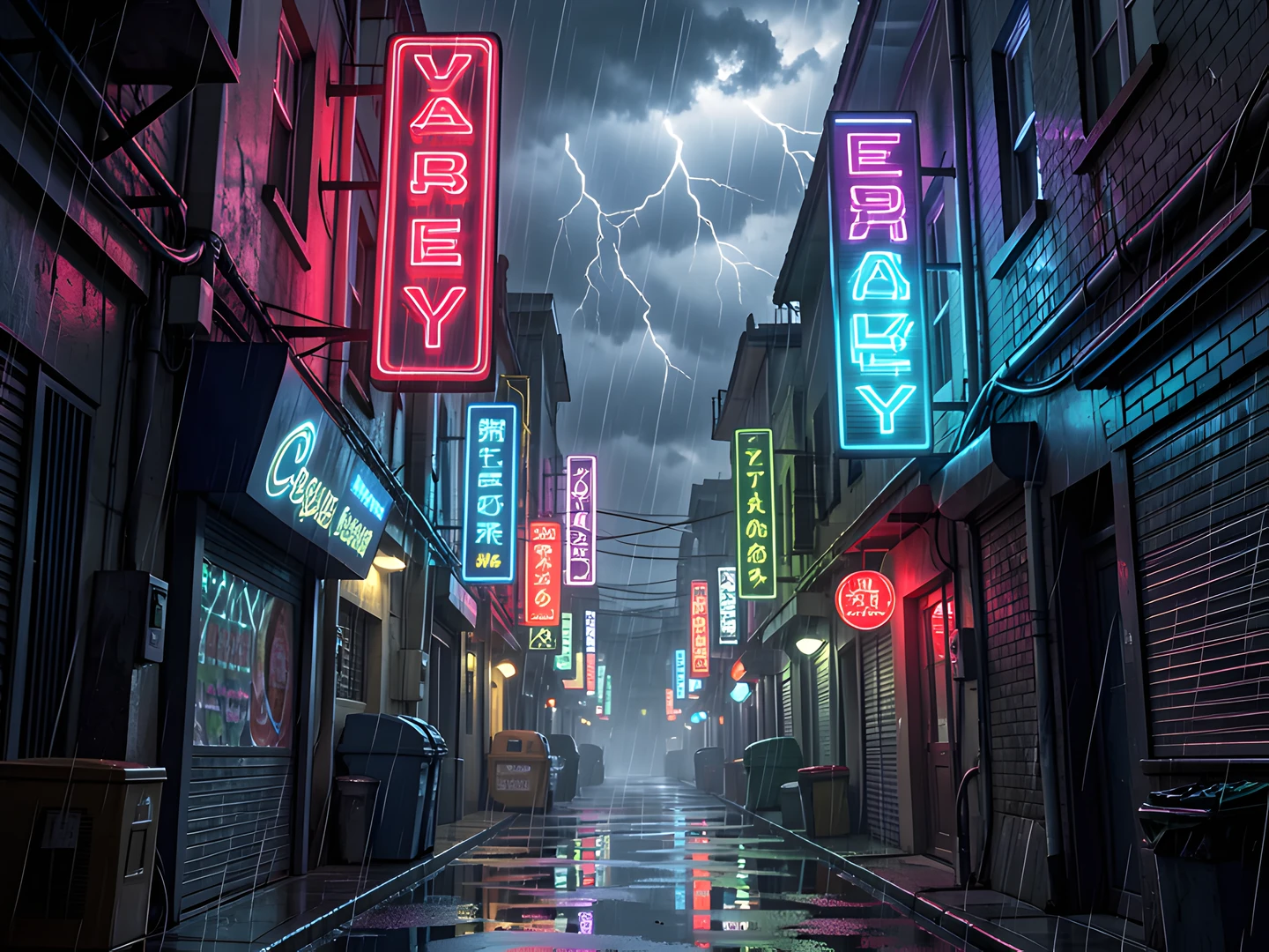 Neon Cityscape