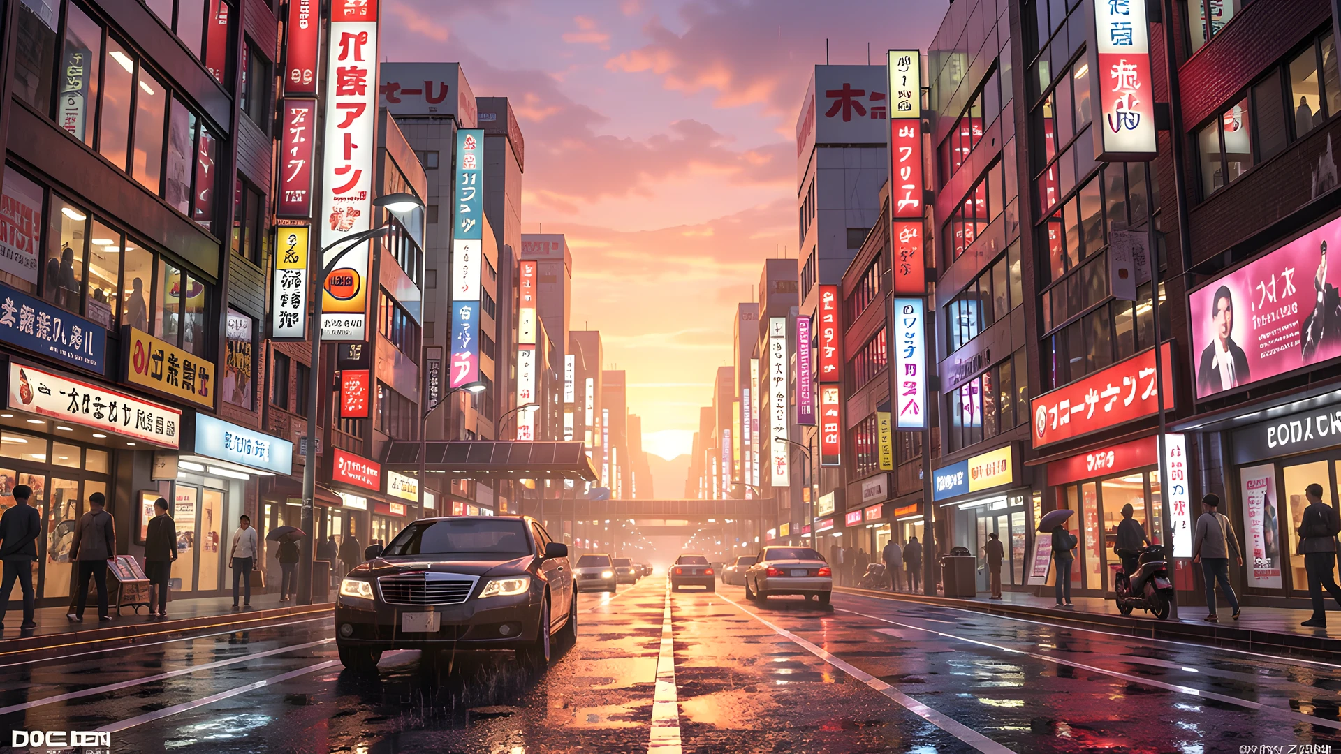 Tokyo Neon Sky