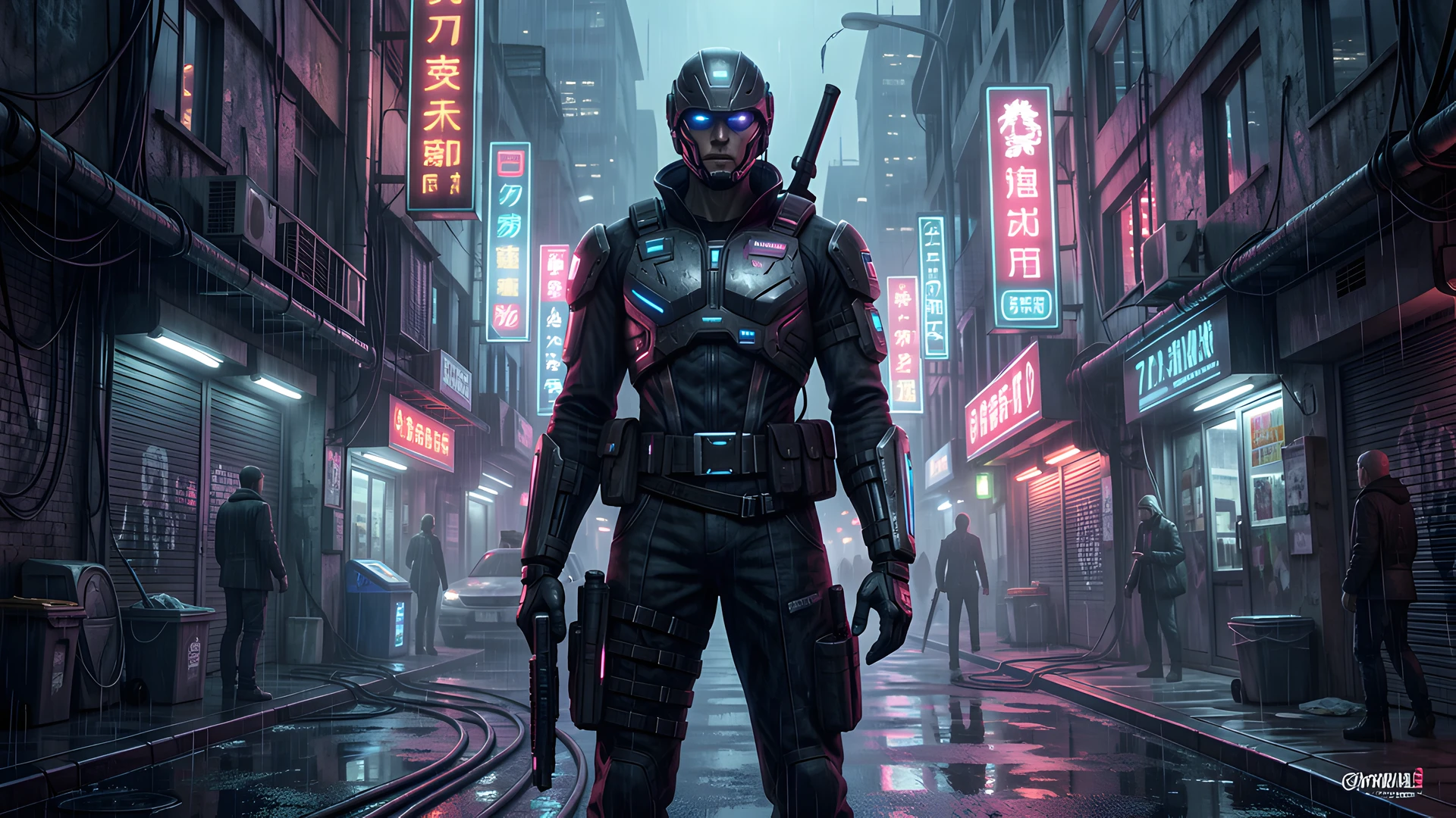 Neon Cityscape