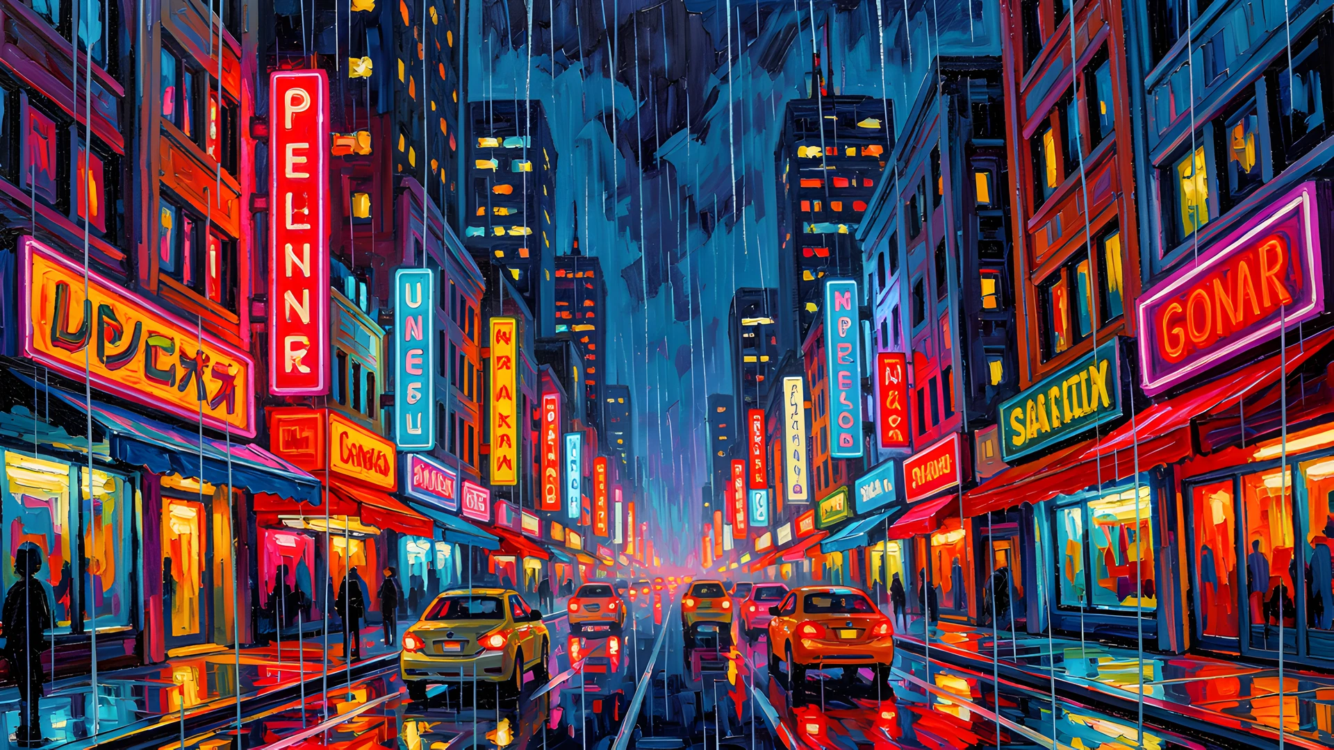 Vibrant Cityscape