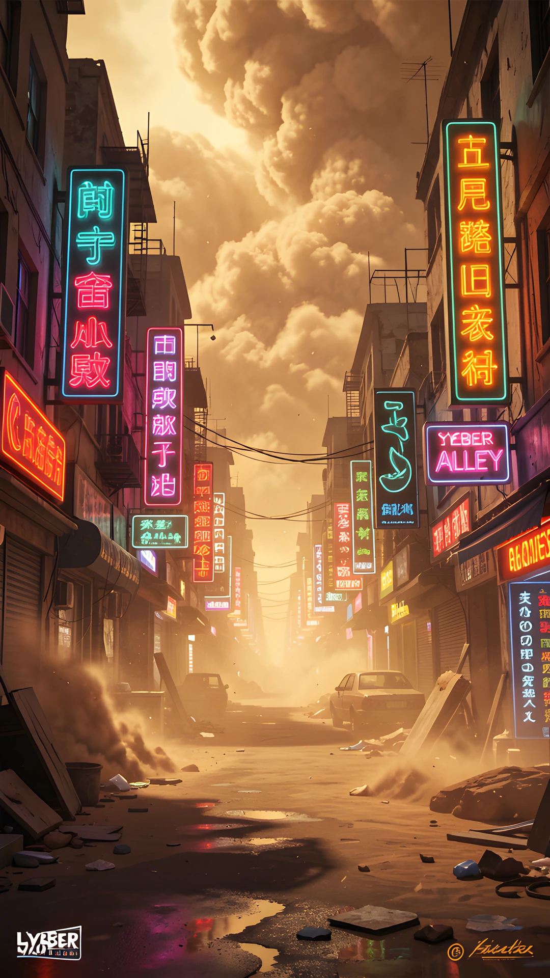 Neon City Streets