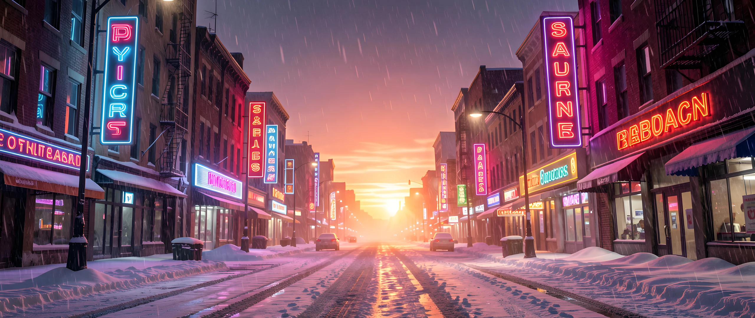 Neon Cityscape