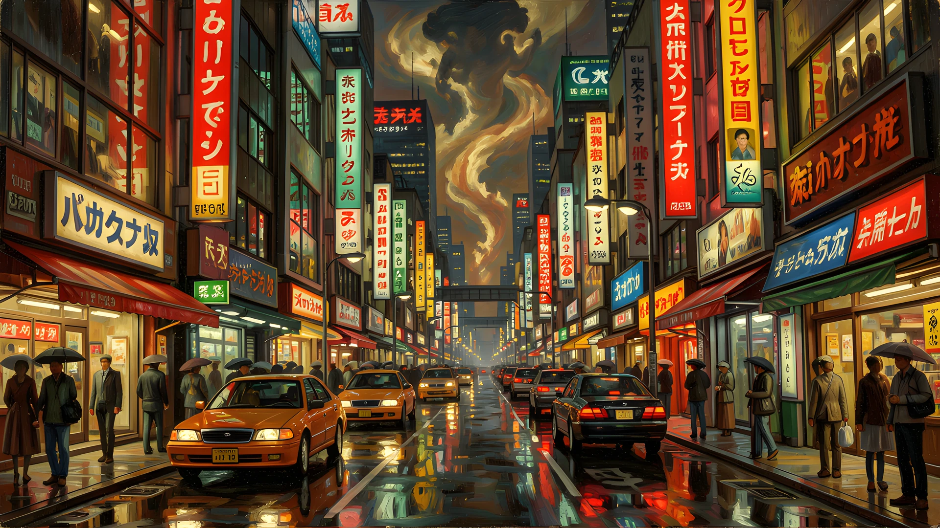 Dark Neon Tokyo