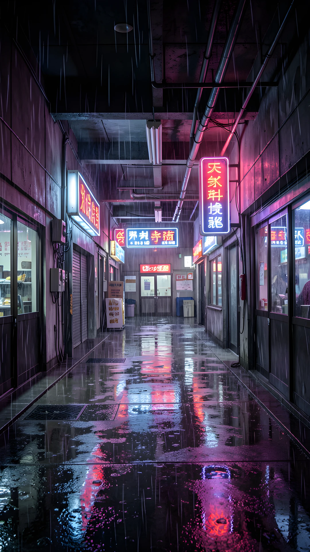 Neon City Night