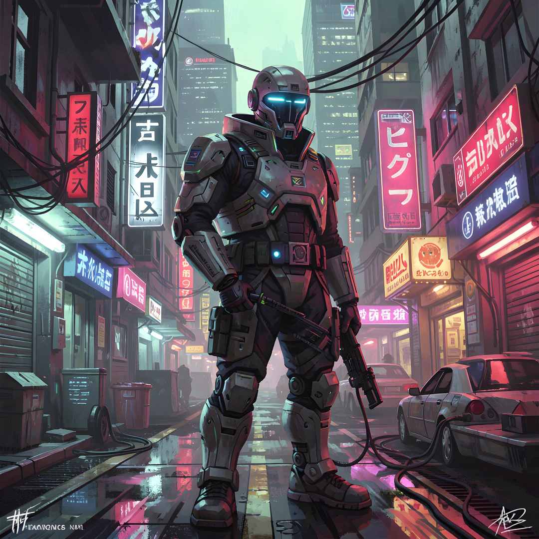 Dystopian Cityscape