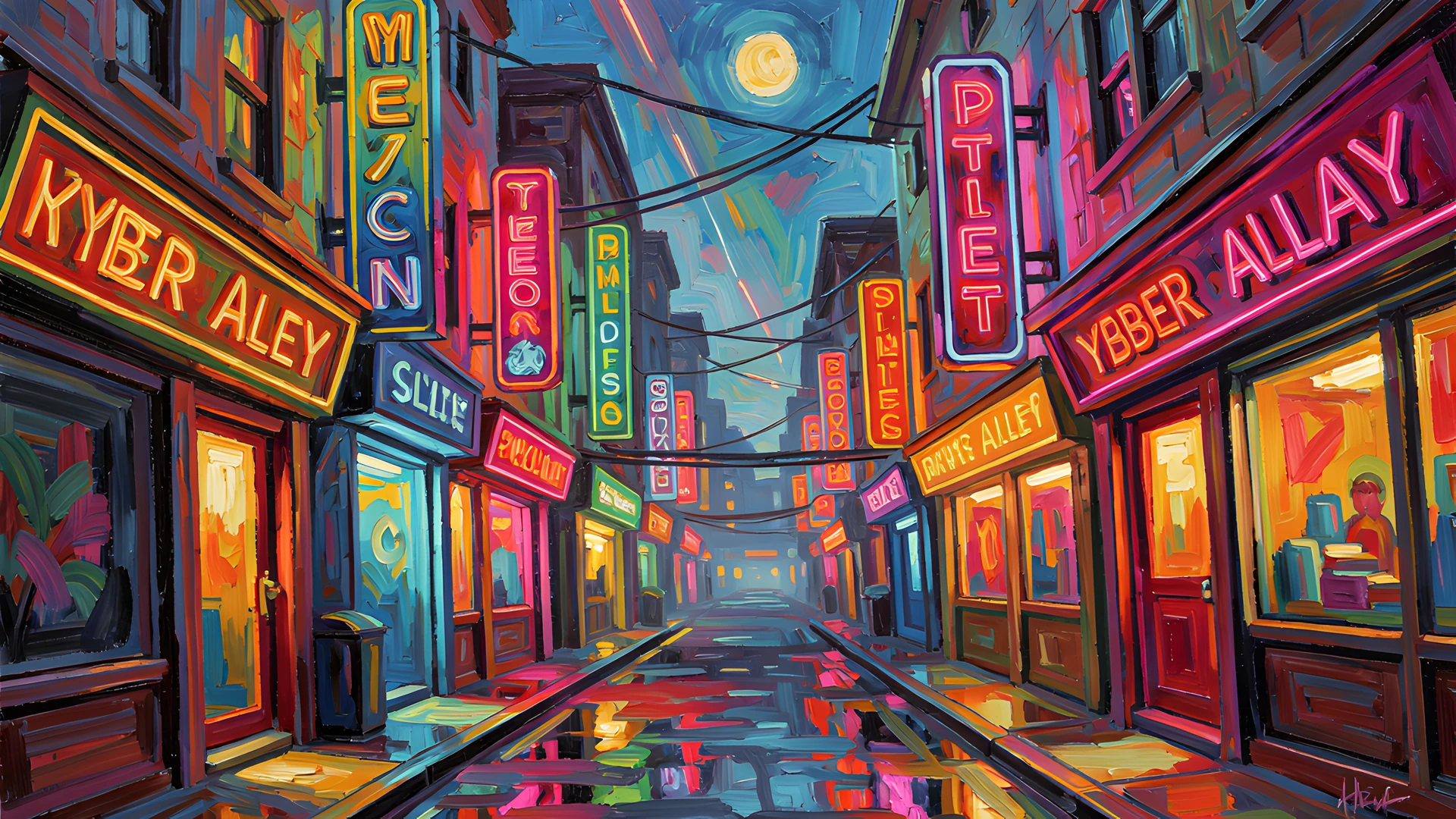 Neon Cityscape