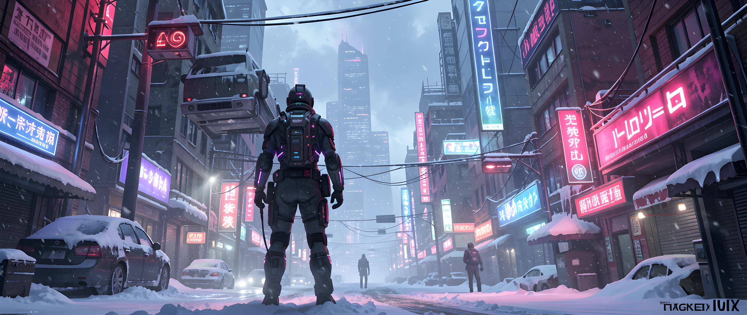 Frozen Cityscape