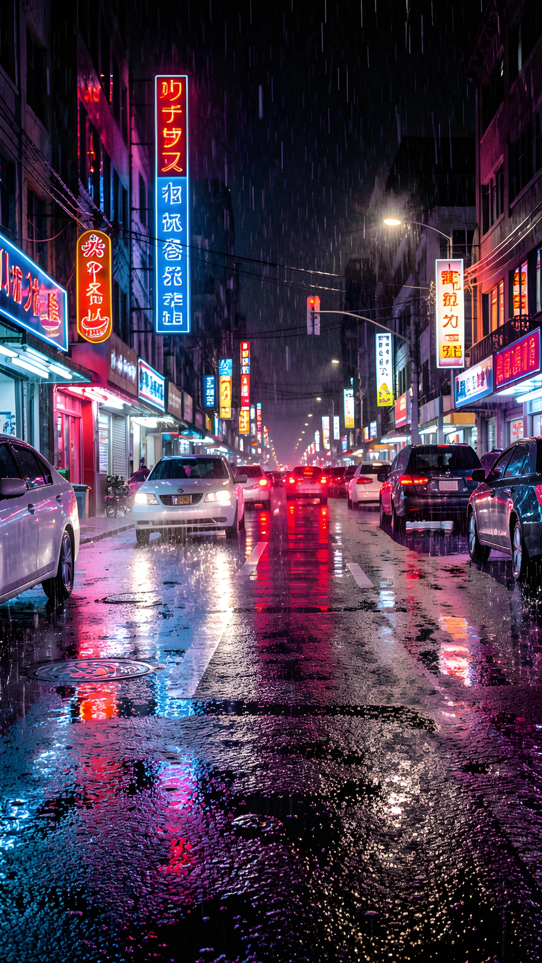 Neon City Streets