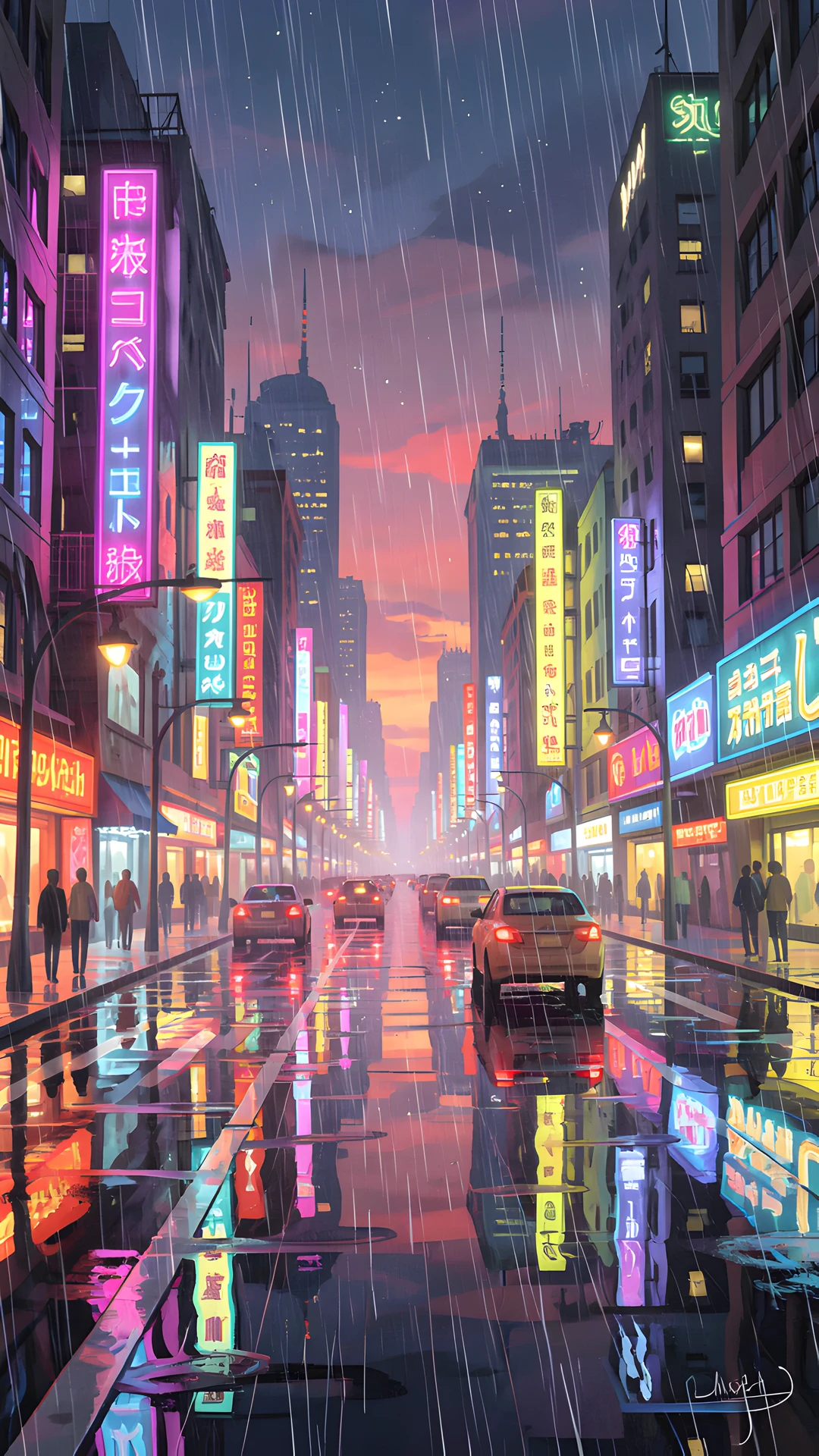 City Street Glow