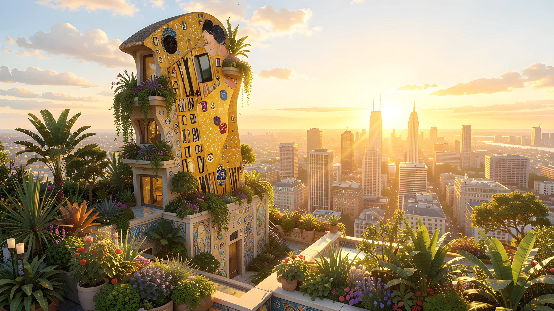 Golden Garden Tower