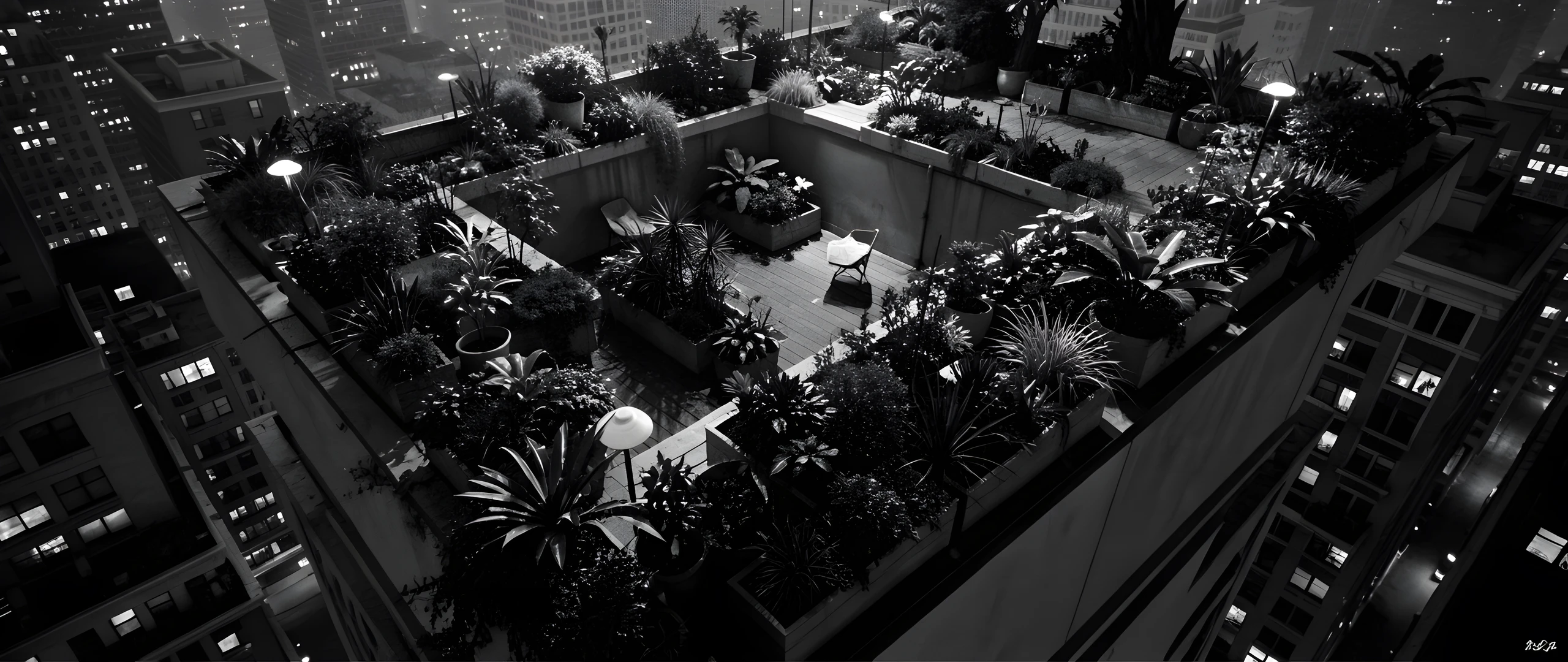 Dark Cityscape Noir