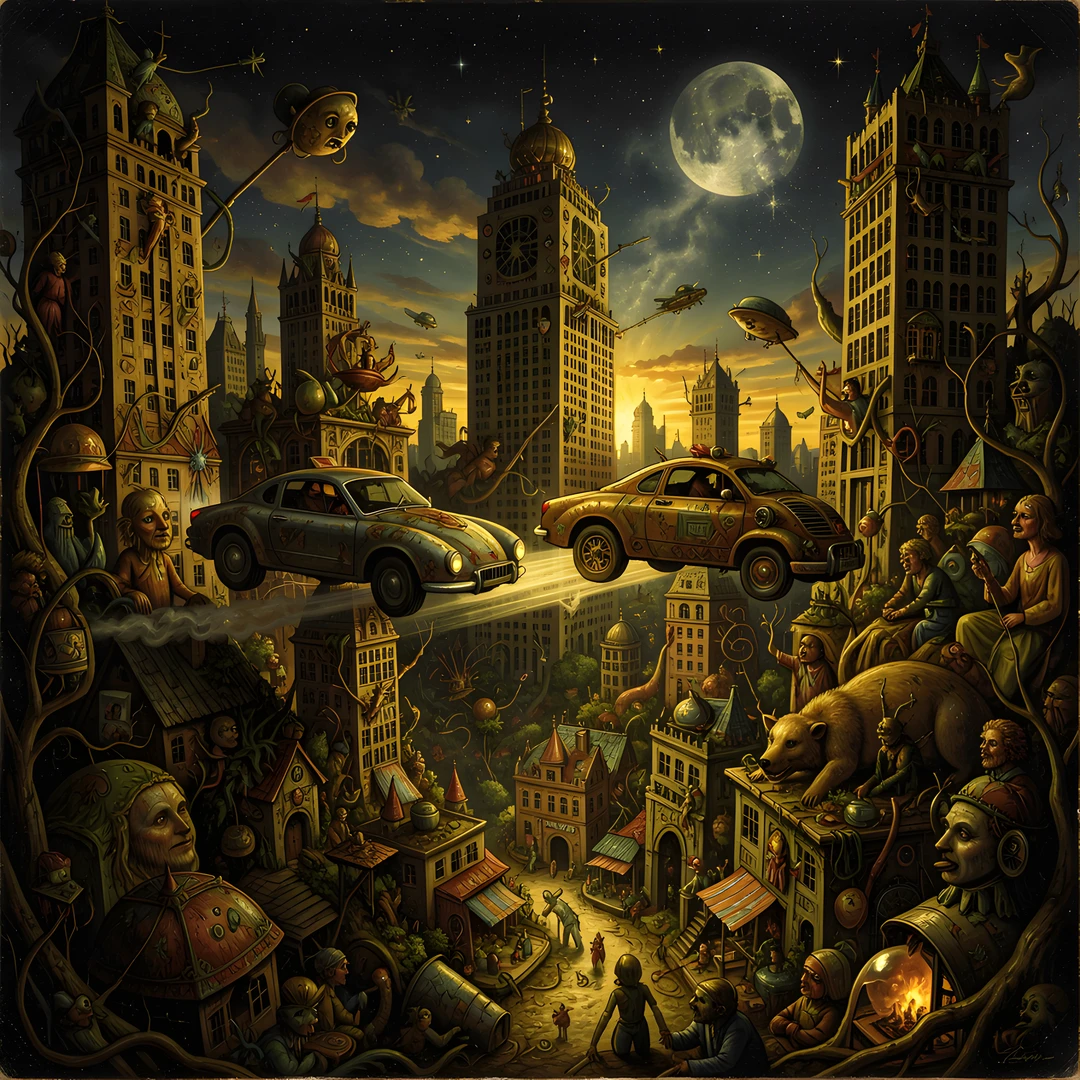 Golden Cityscape