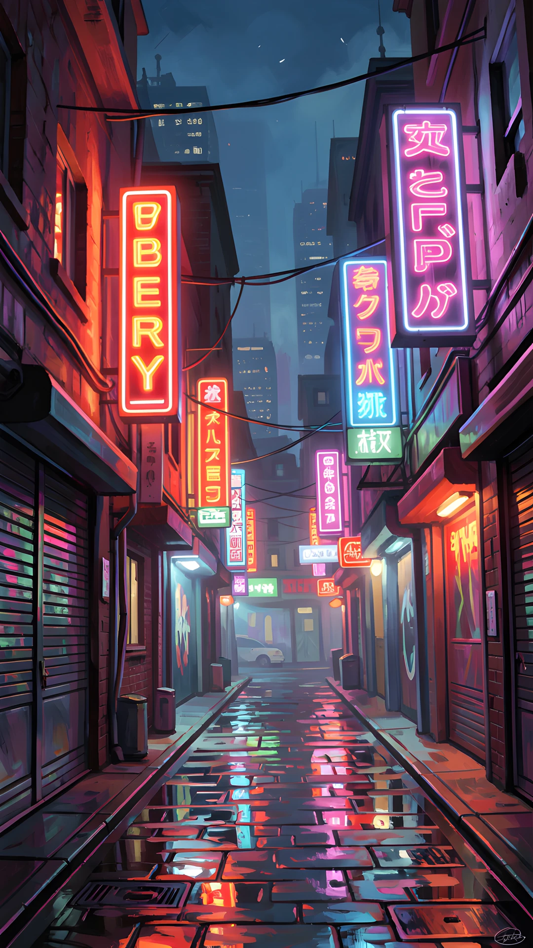 Neon City Lights