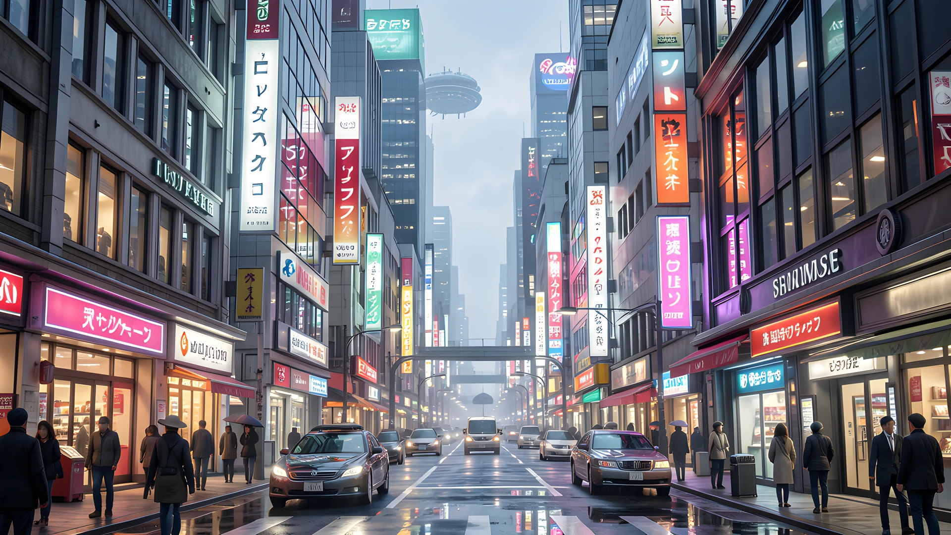 Neon Cityscape