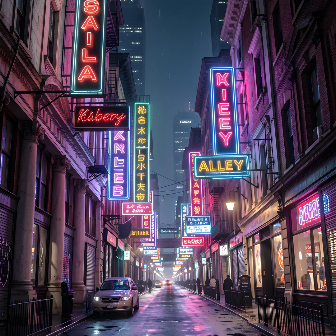 Neon Cityscape