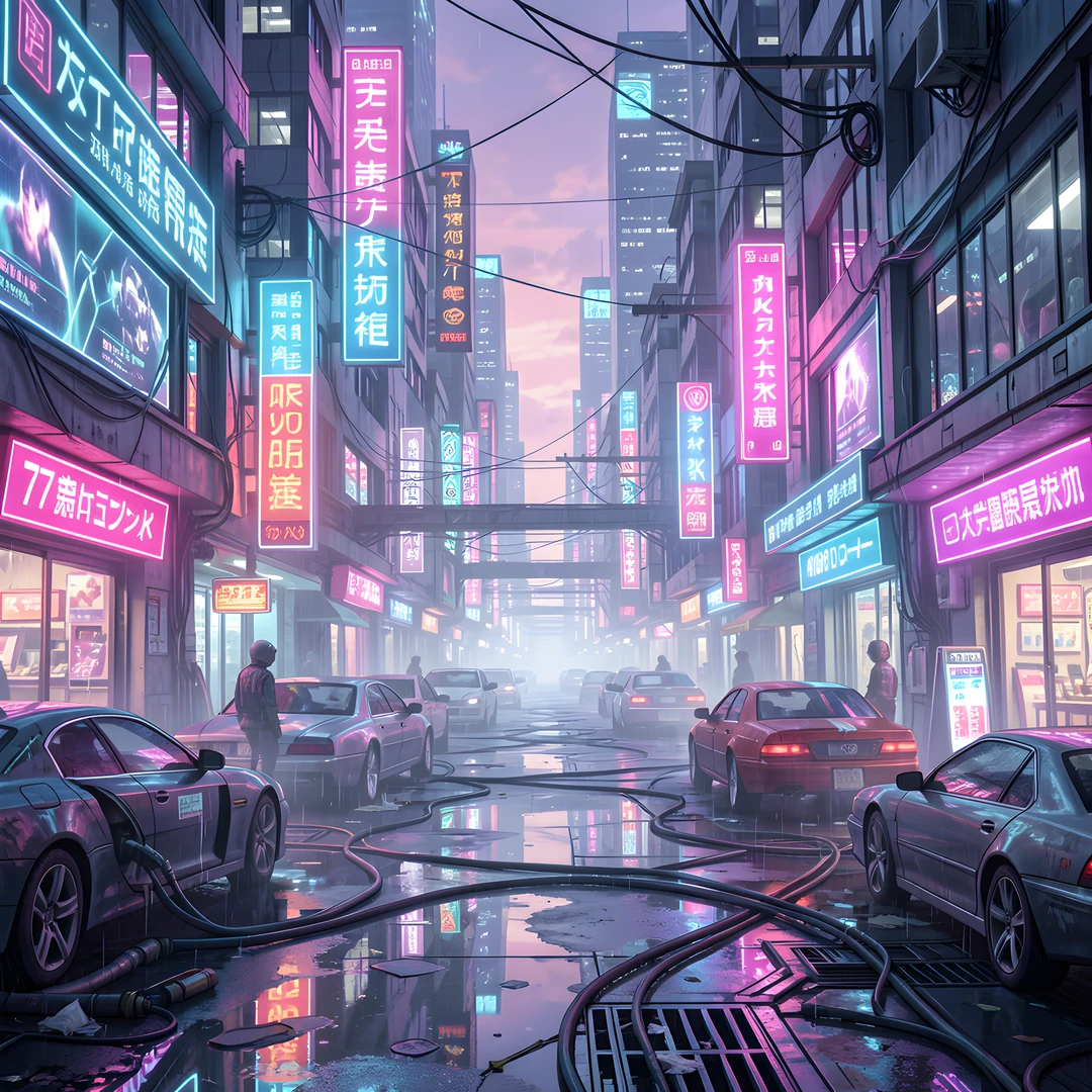 Neon Cityscape
