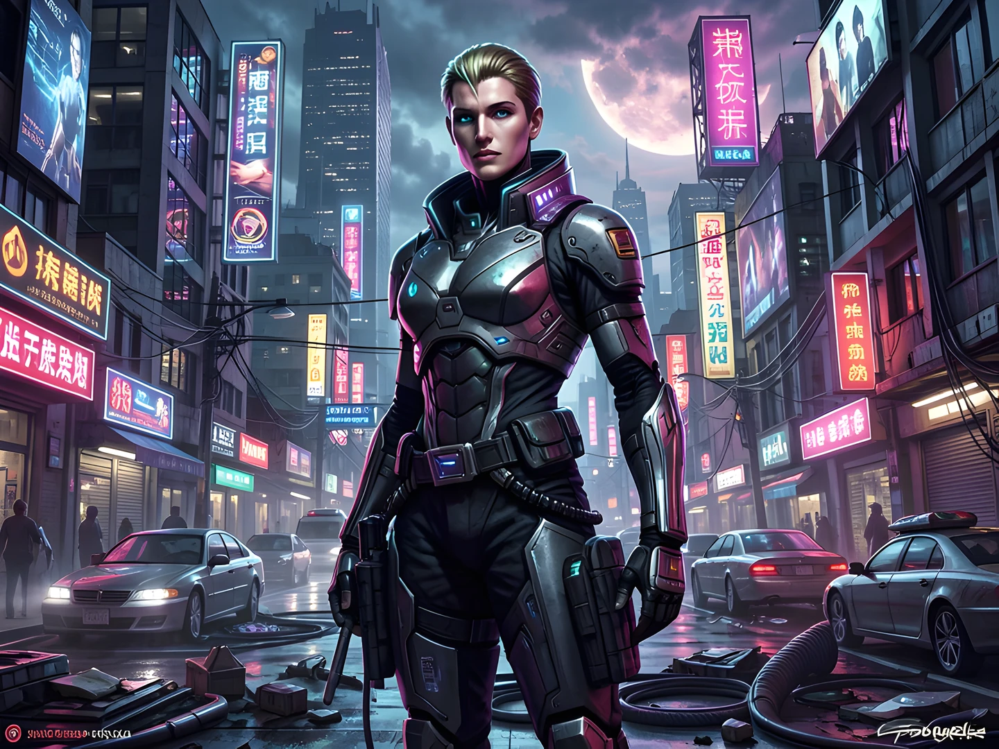 Retro Futuristic City