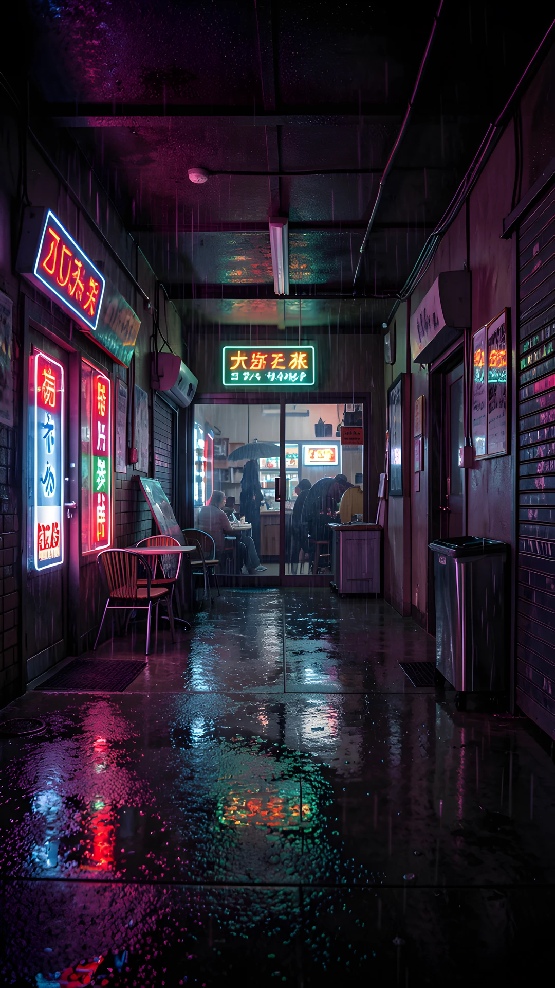 Rainy Night Sky