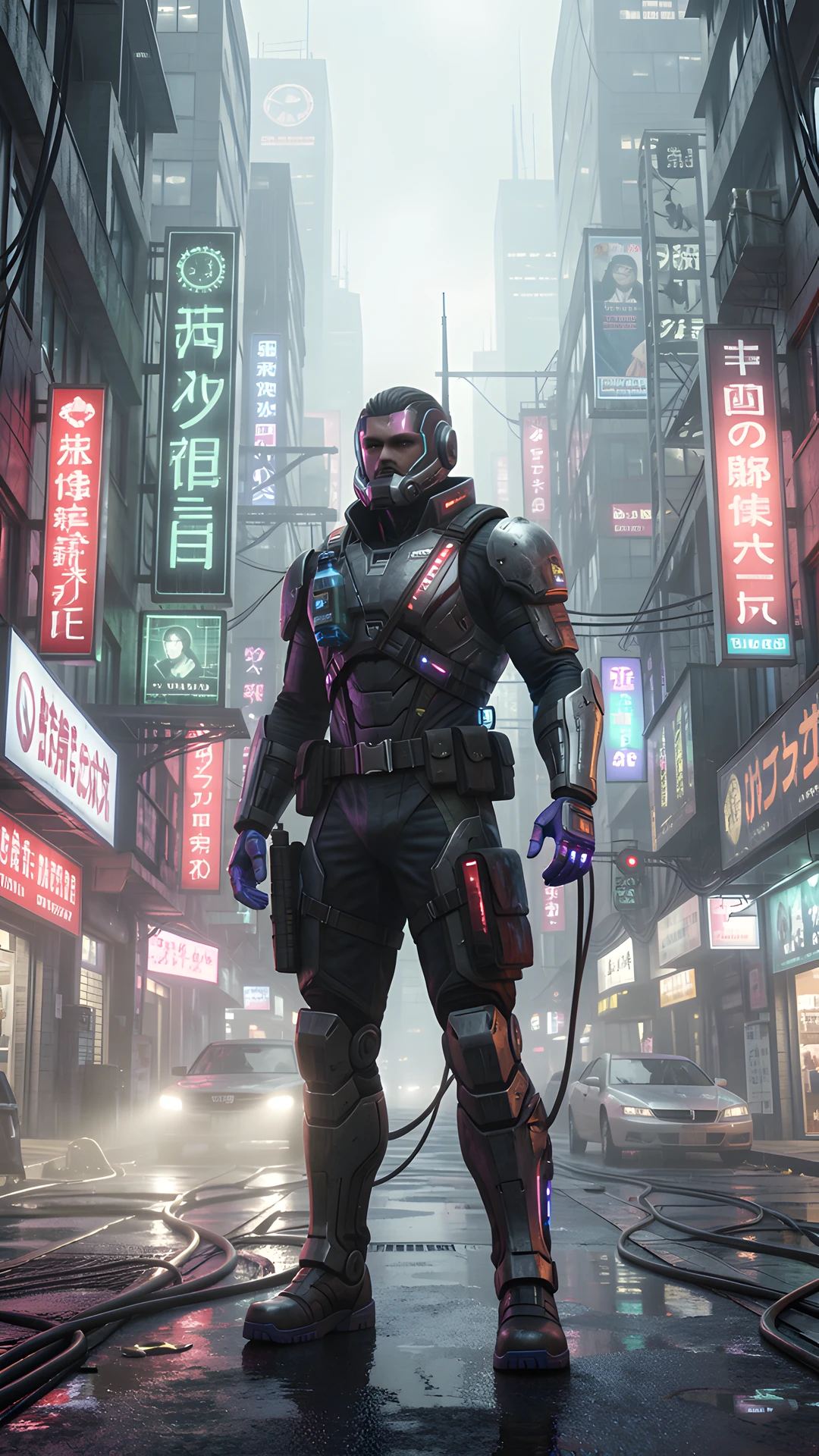 Neon Cityscape