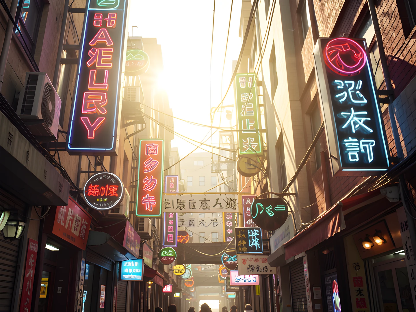 Neon Cityscape