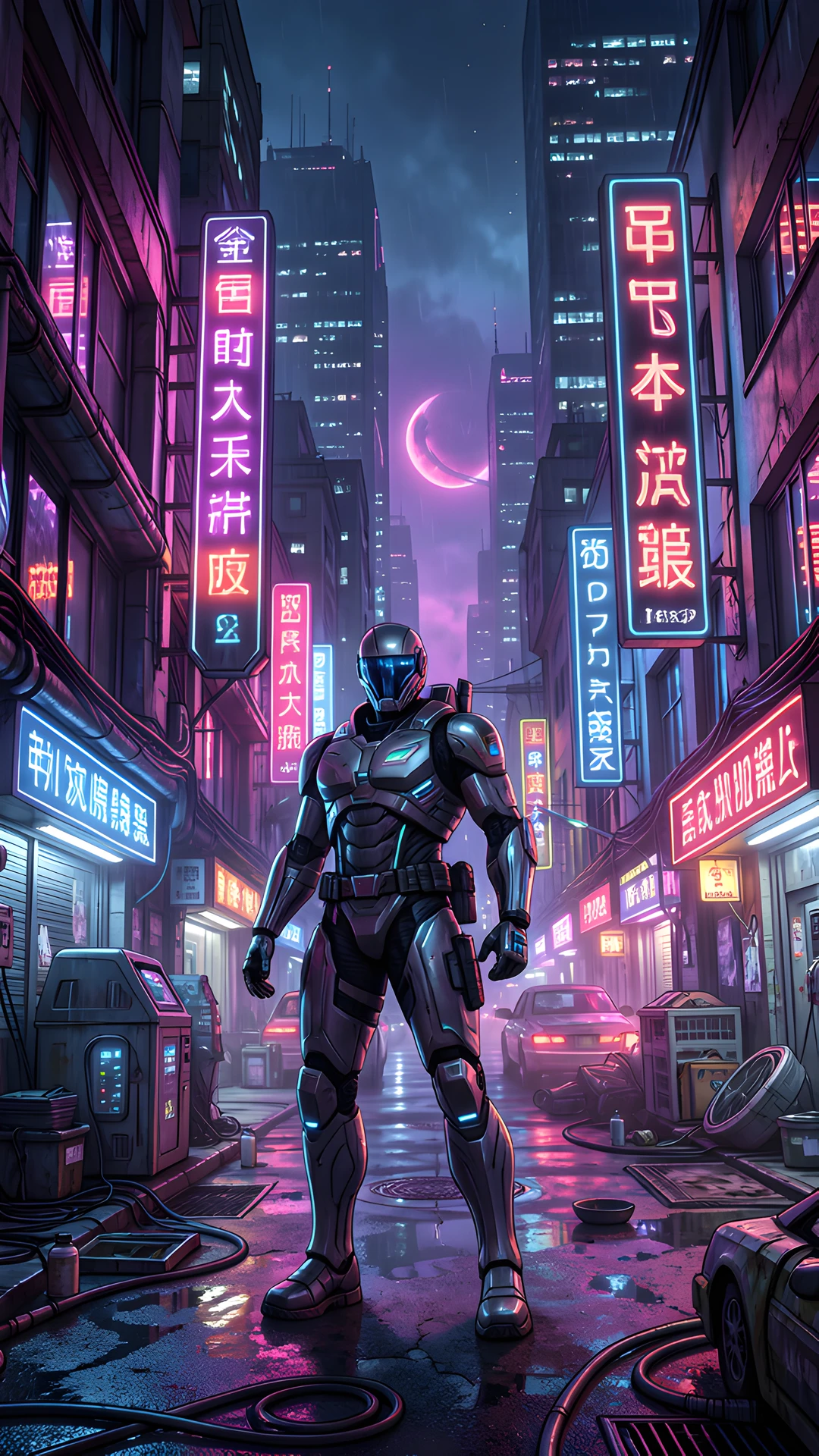 Neon City Streets