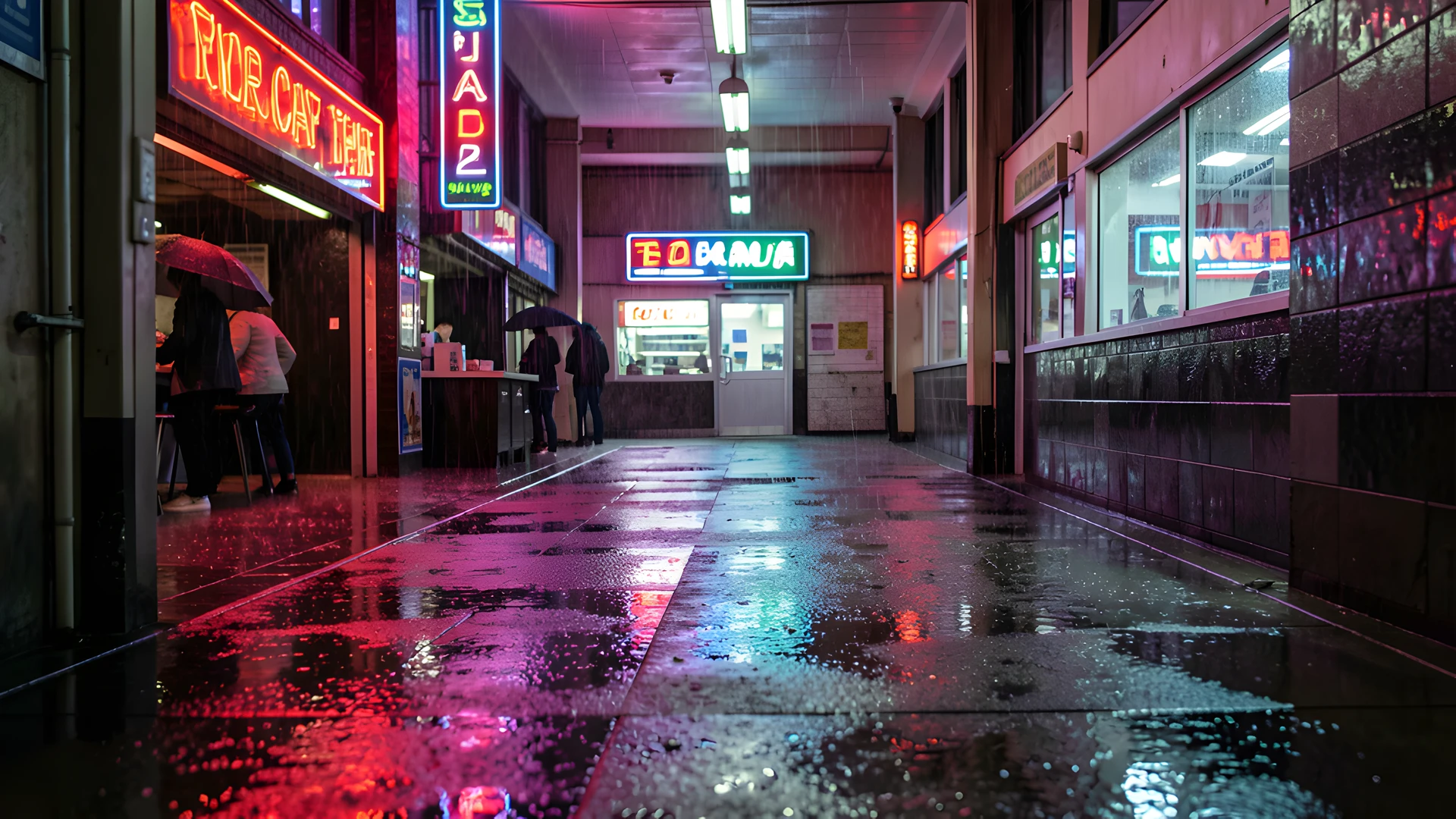 Neon City Night