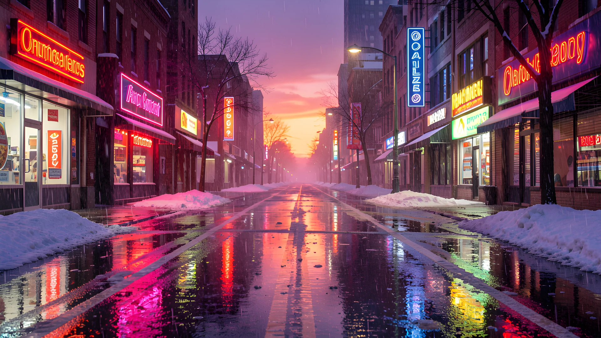 City Glow Dawn