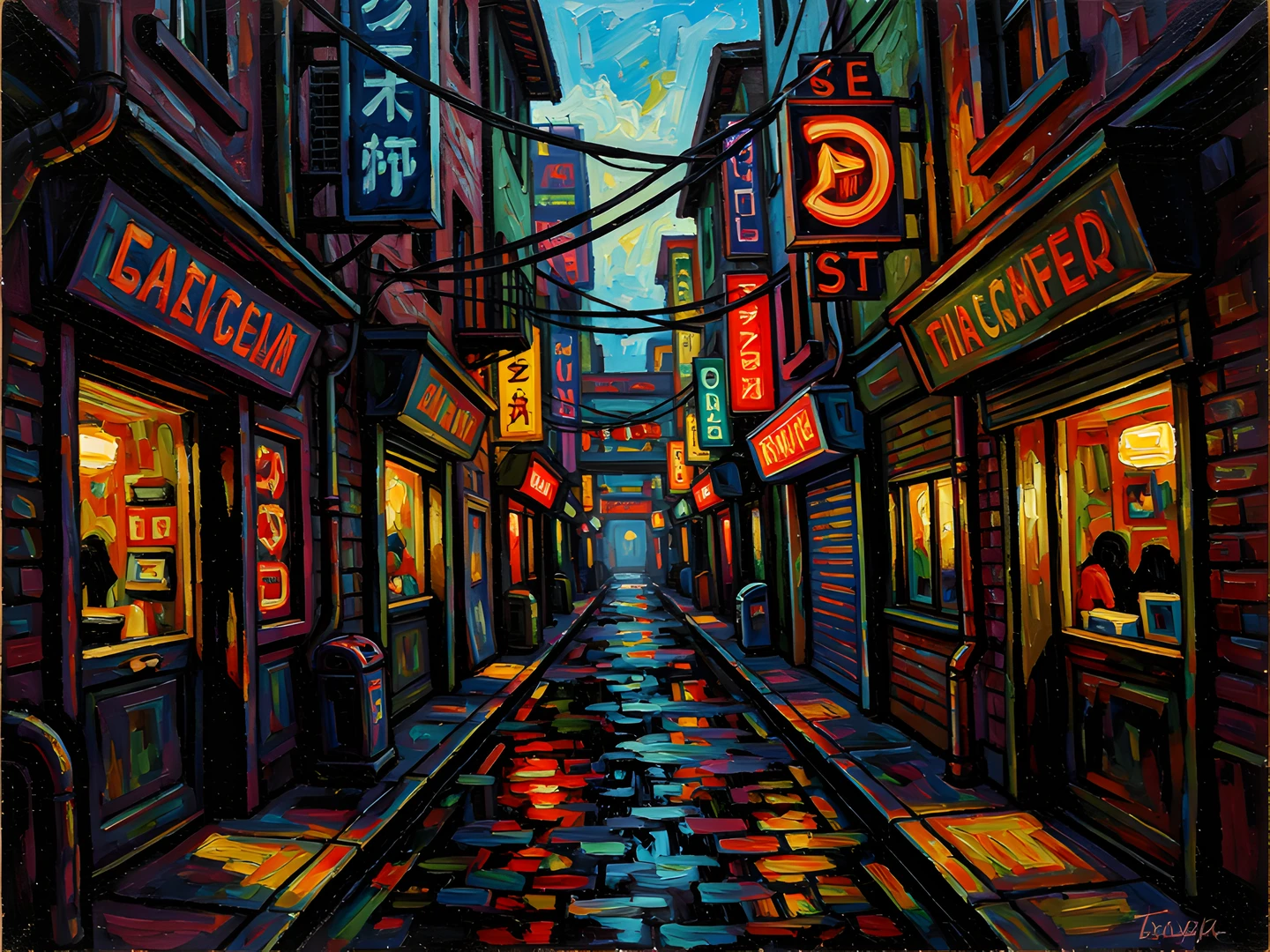 Impressionist Cityscape