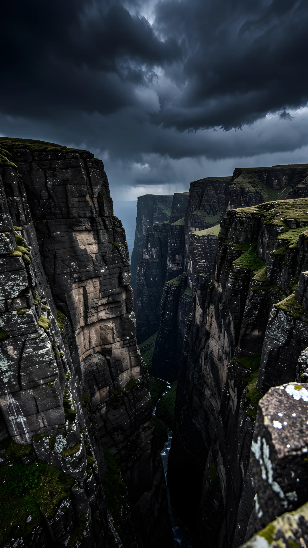 Dark Storm Cliffs