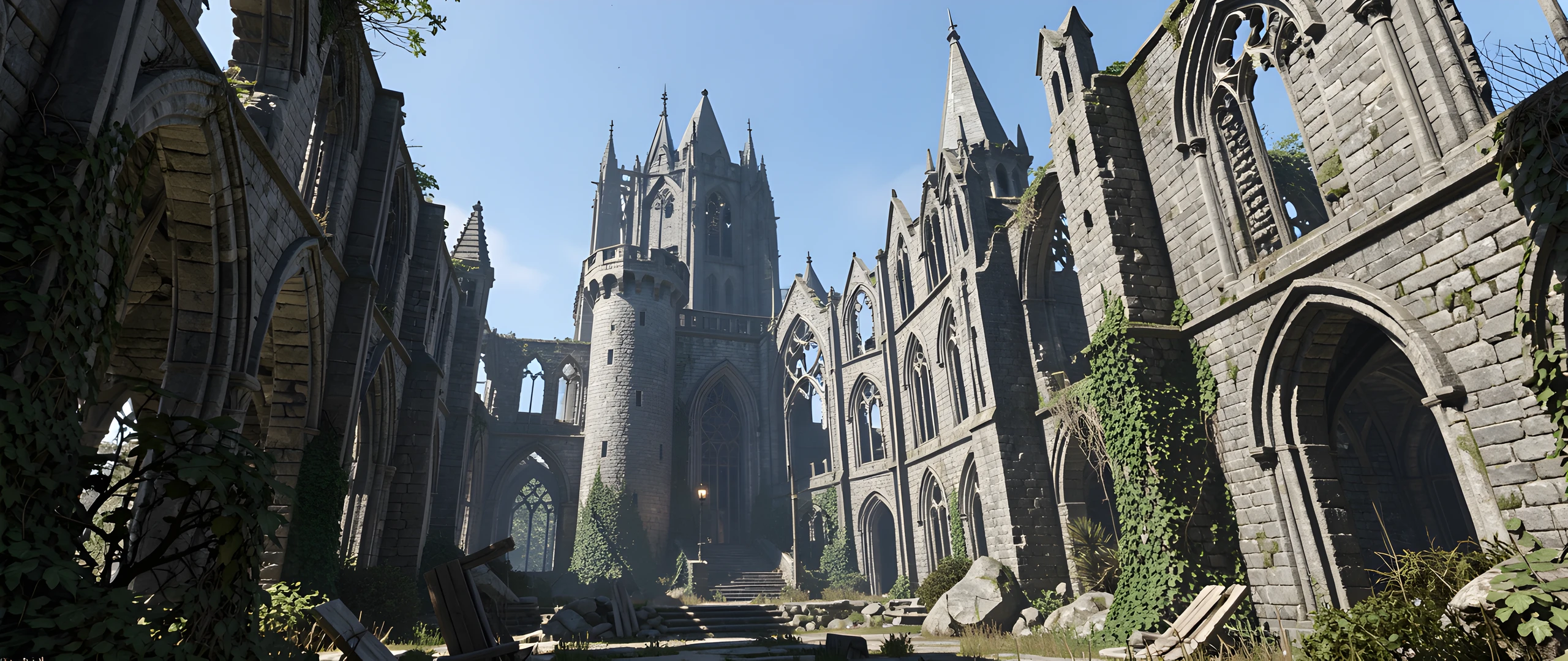 Gothic Castle Ruins