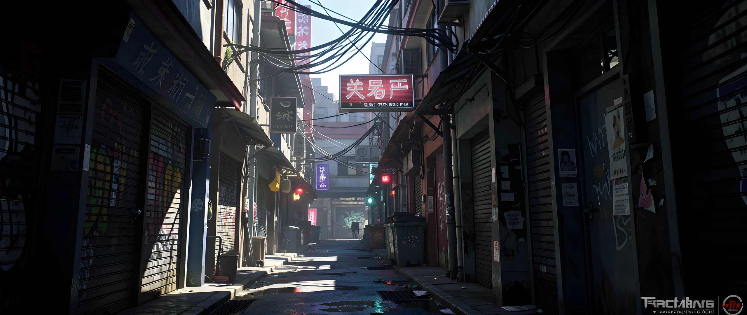 Dark Alley Glow
