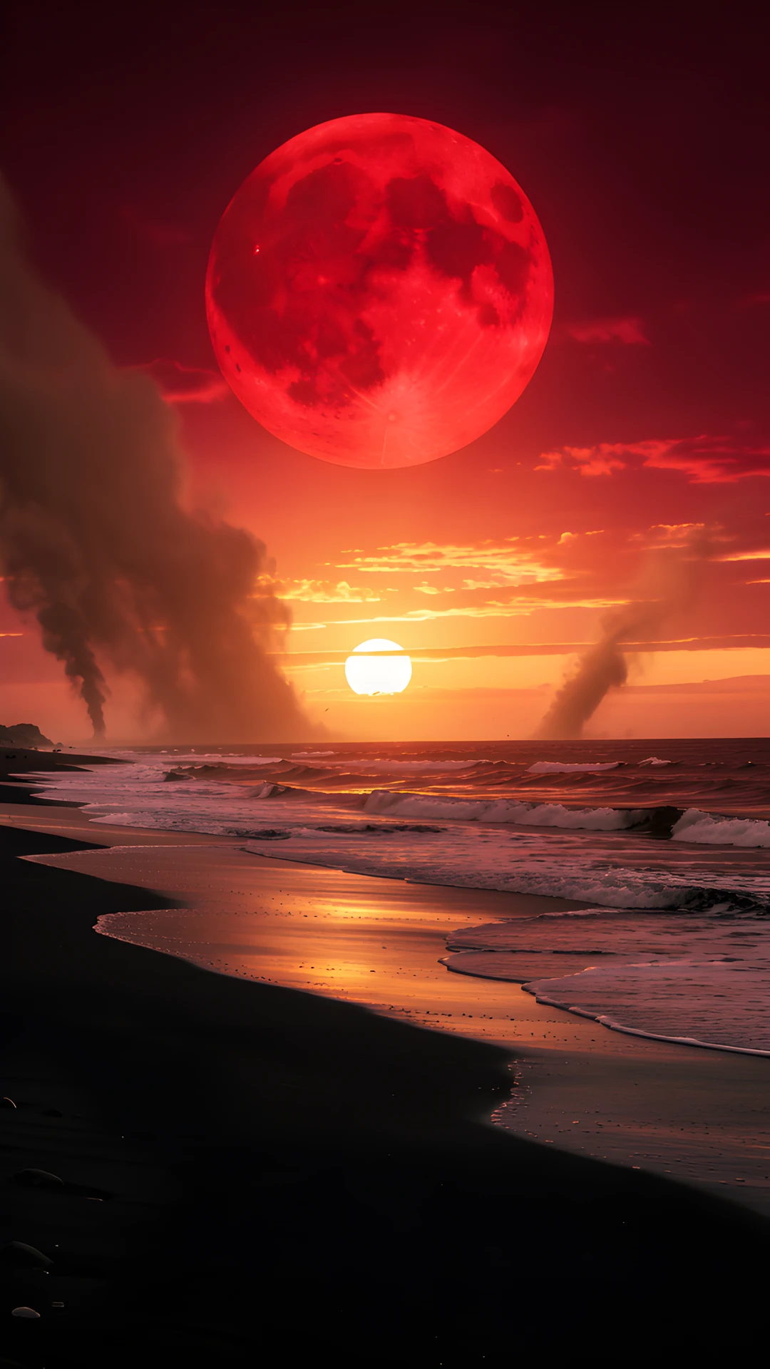 Moonlit Desert Storm