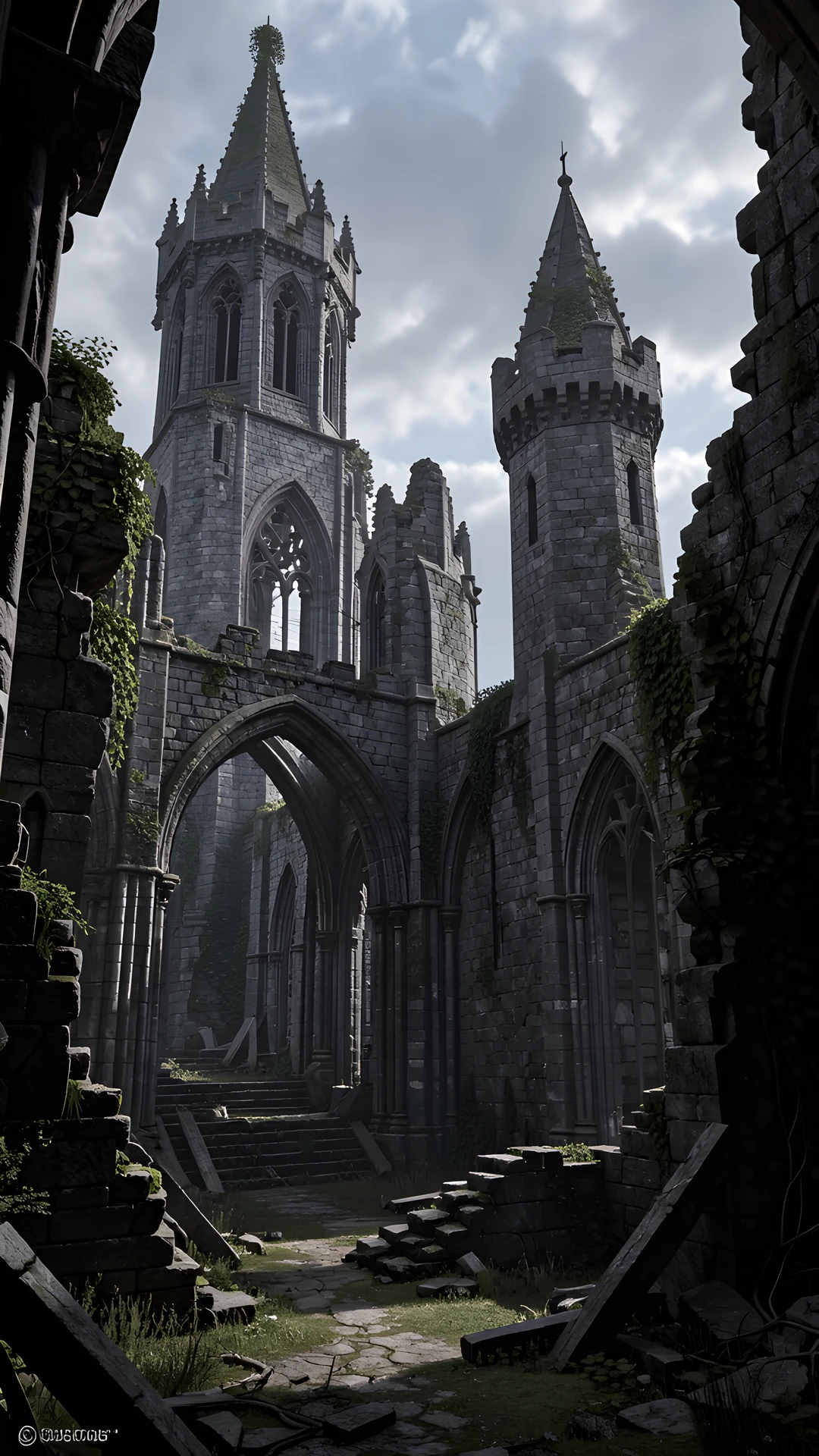 Gothic Castle Ruins
