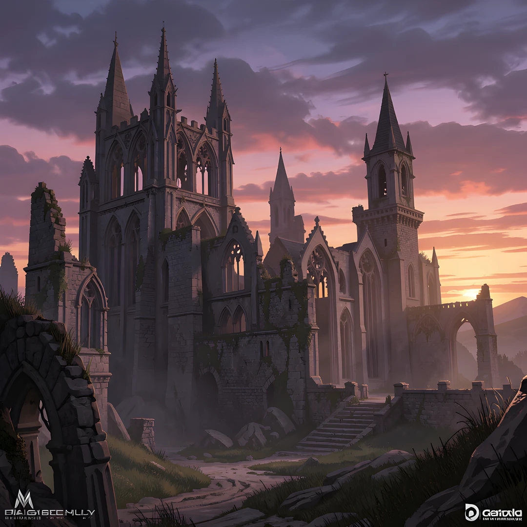 Gothic Castle Ruins