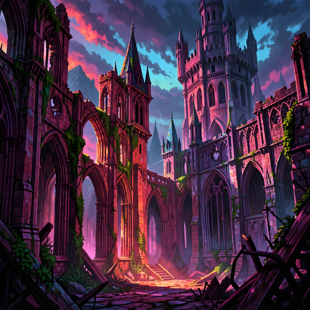 Gothic Castle Ruins